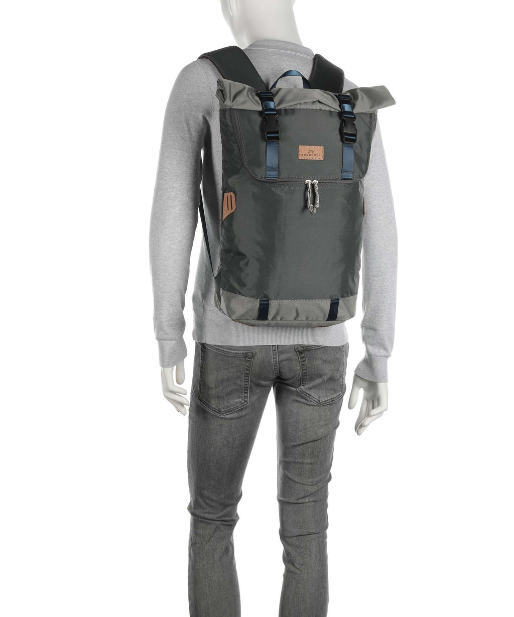 Doughnut Euro Christopher Rolltop backpack grey