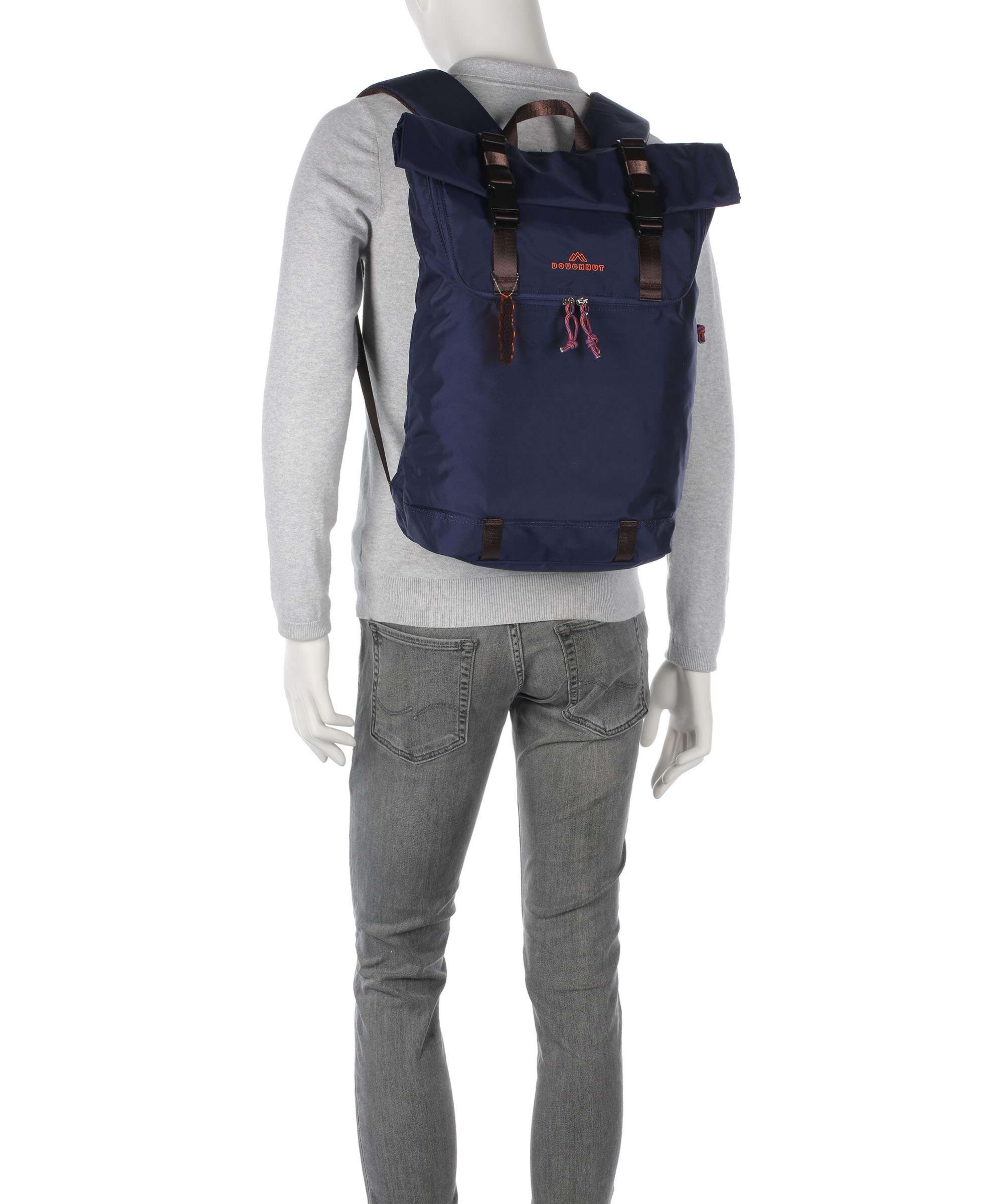 Doughnut Street Cruise Christopher Rolltop backpack navy