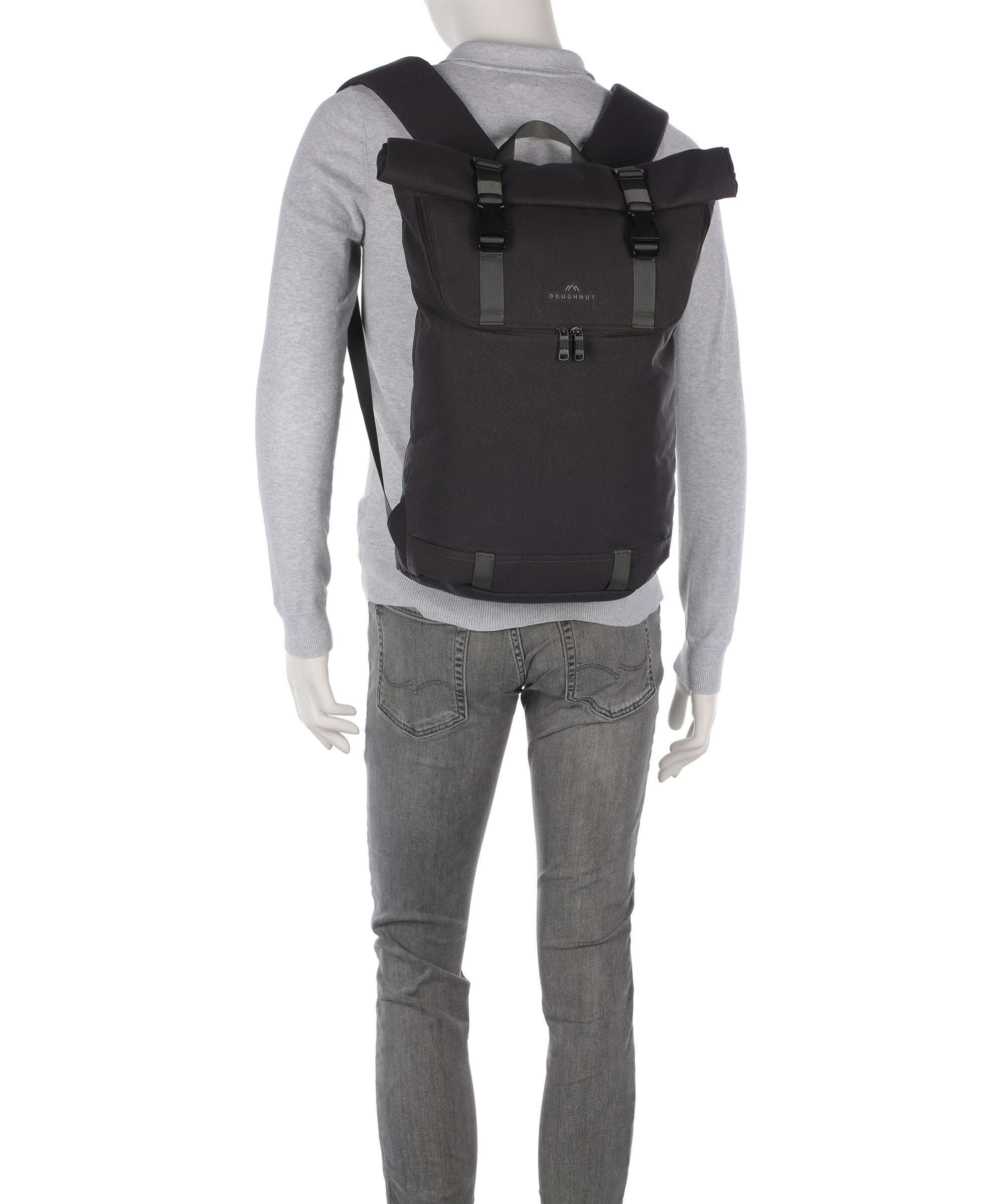 Doughnut Mediative Christopher Rolltop backpack sand 