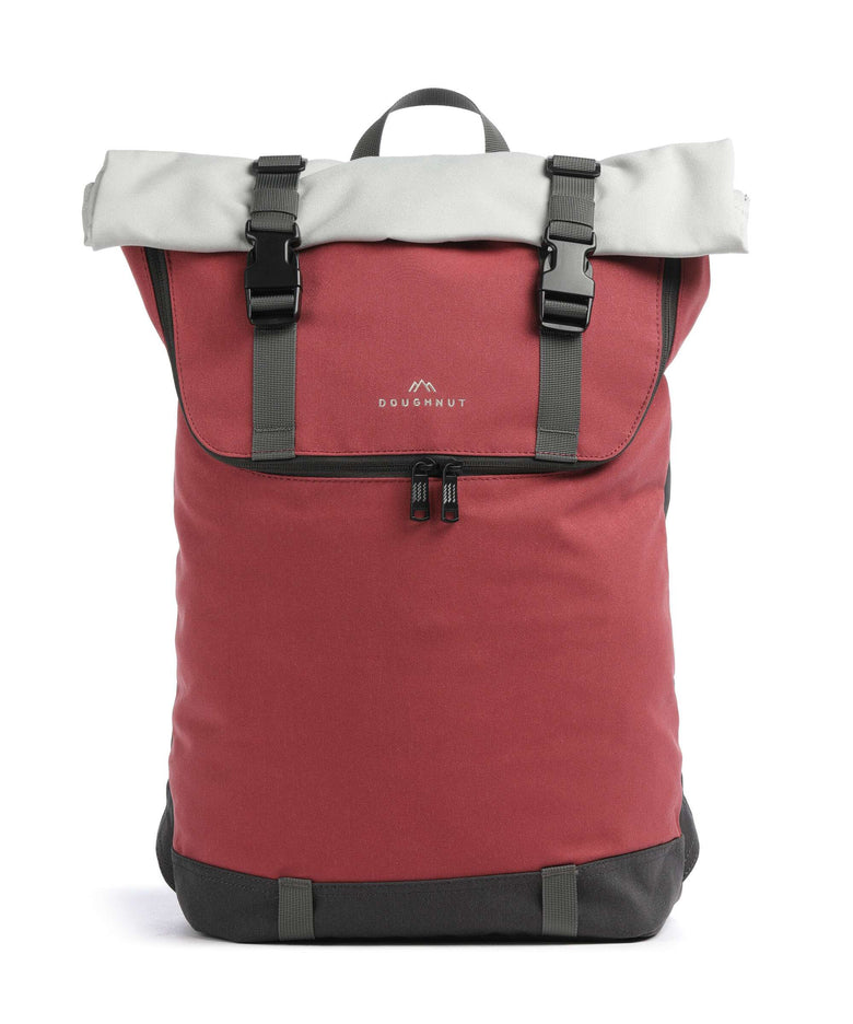 Doughnut Mediative Christopher Rolltop backpack maroon/ground