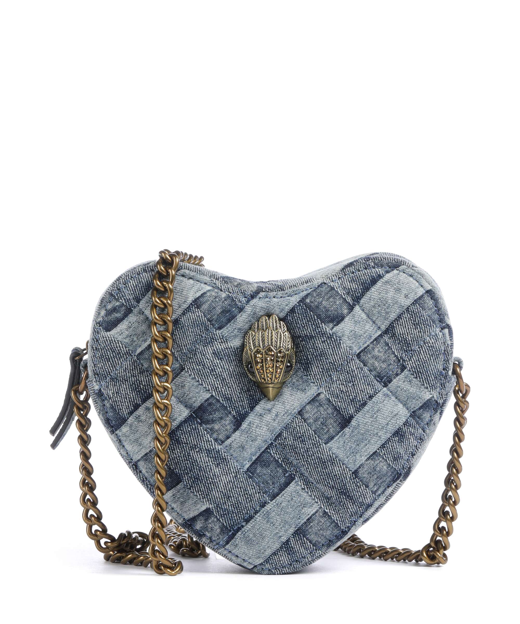 Kurt Geiger Kensington Heart Crossbody bag denim