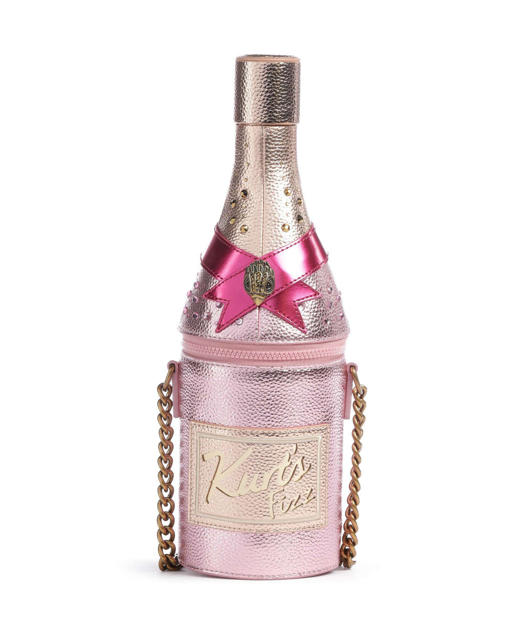 Kurt Geiger Champagne Bottle Crossbody bag pink