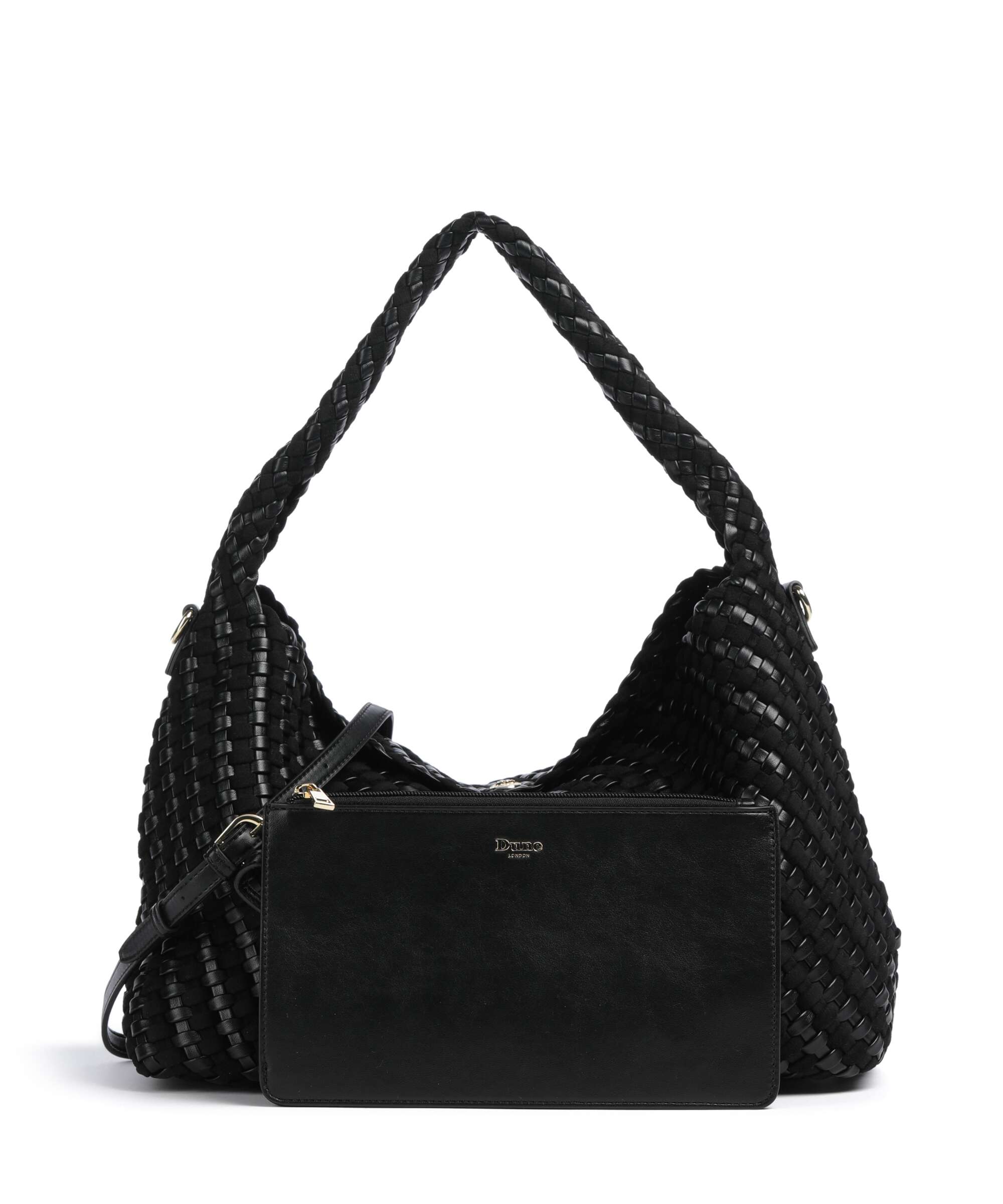 Dune London Deliberate L Hobo bag black
