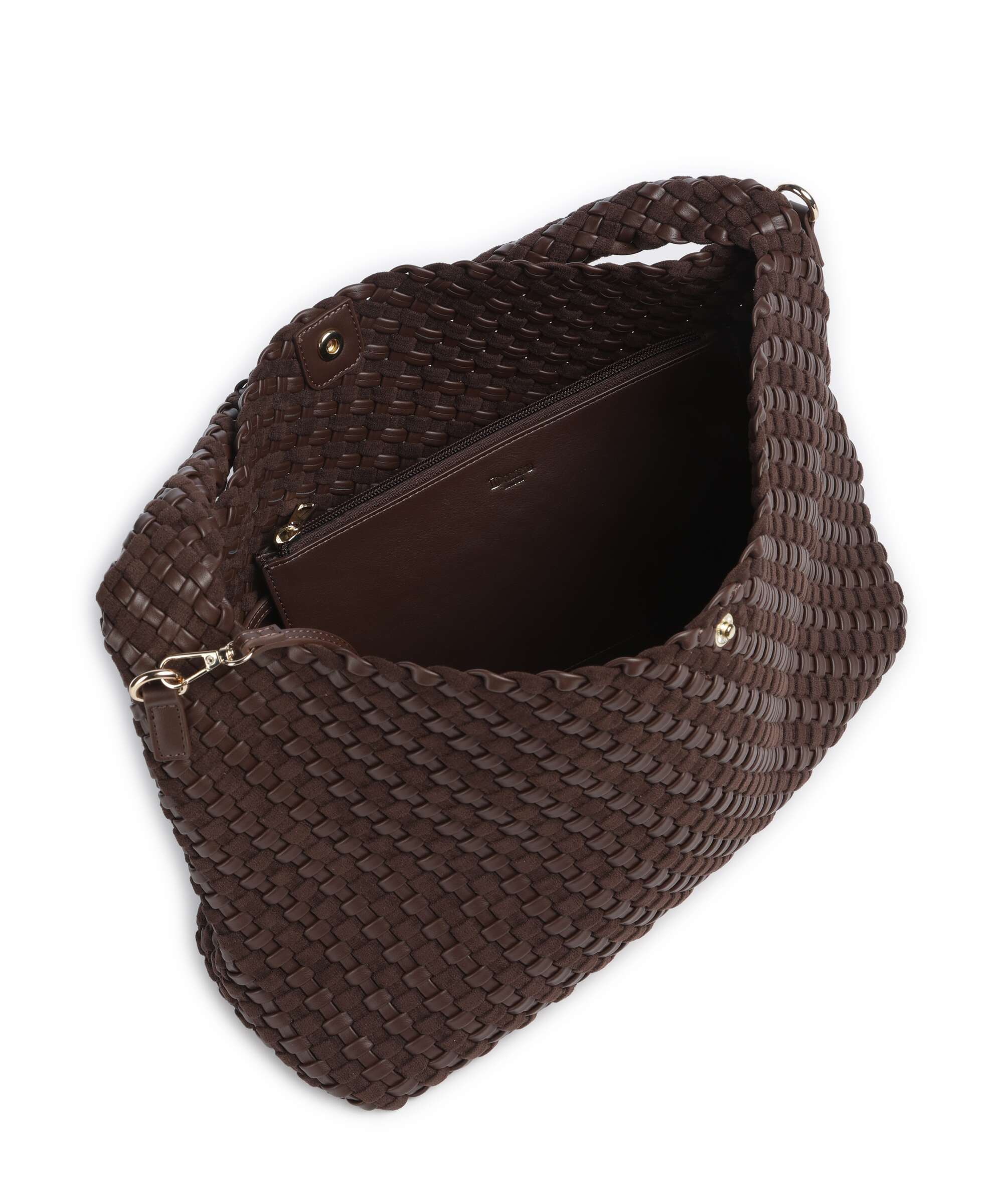 Dune London Deliberate L Hobo bag dark brown