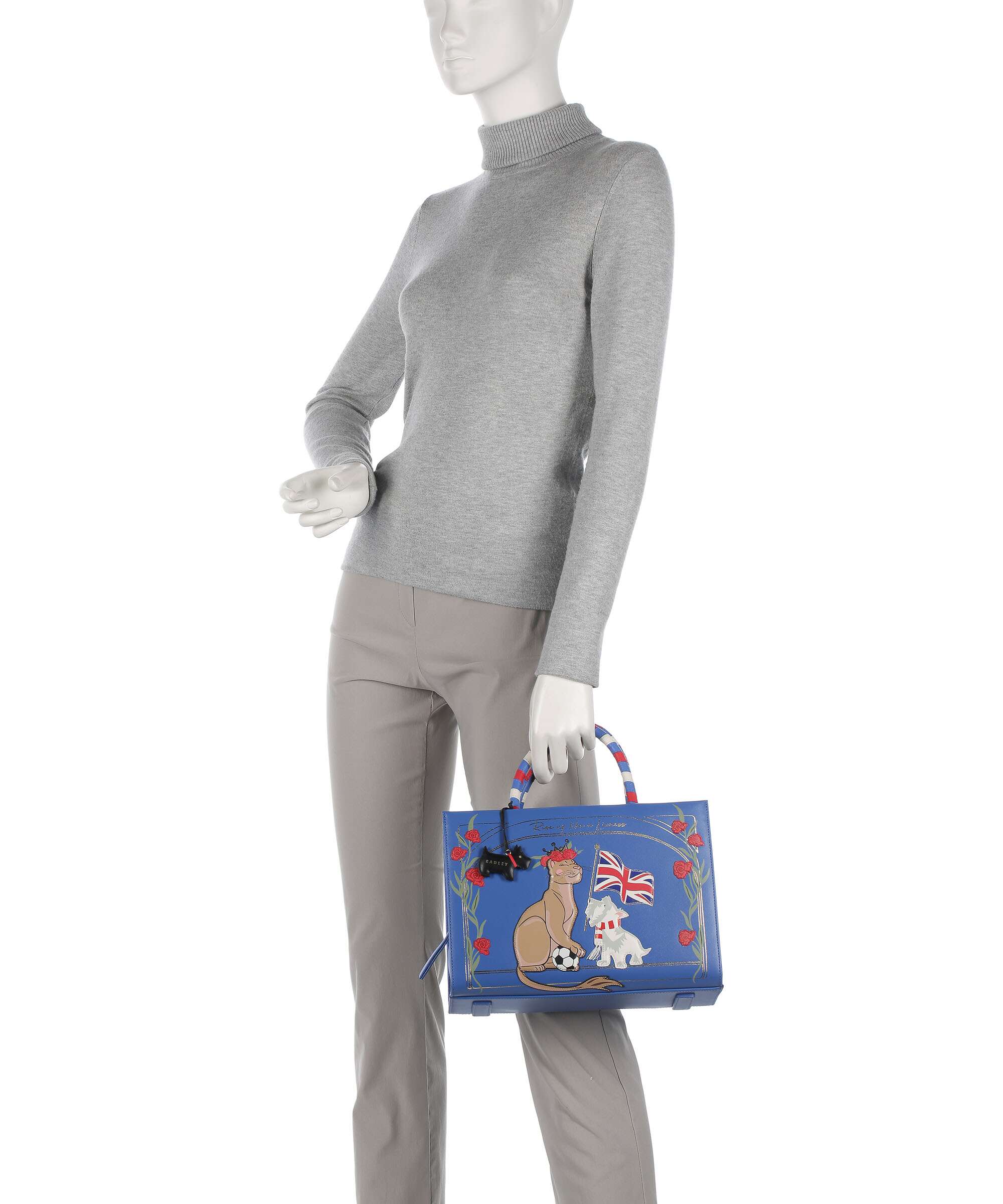 Radley London The World Cup Handbag royal blue