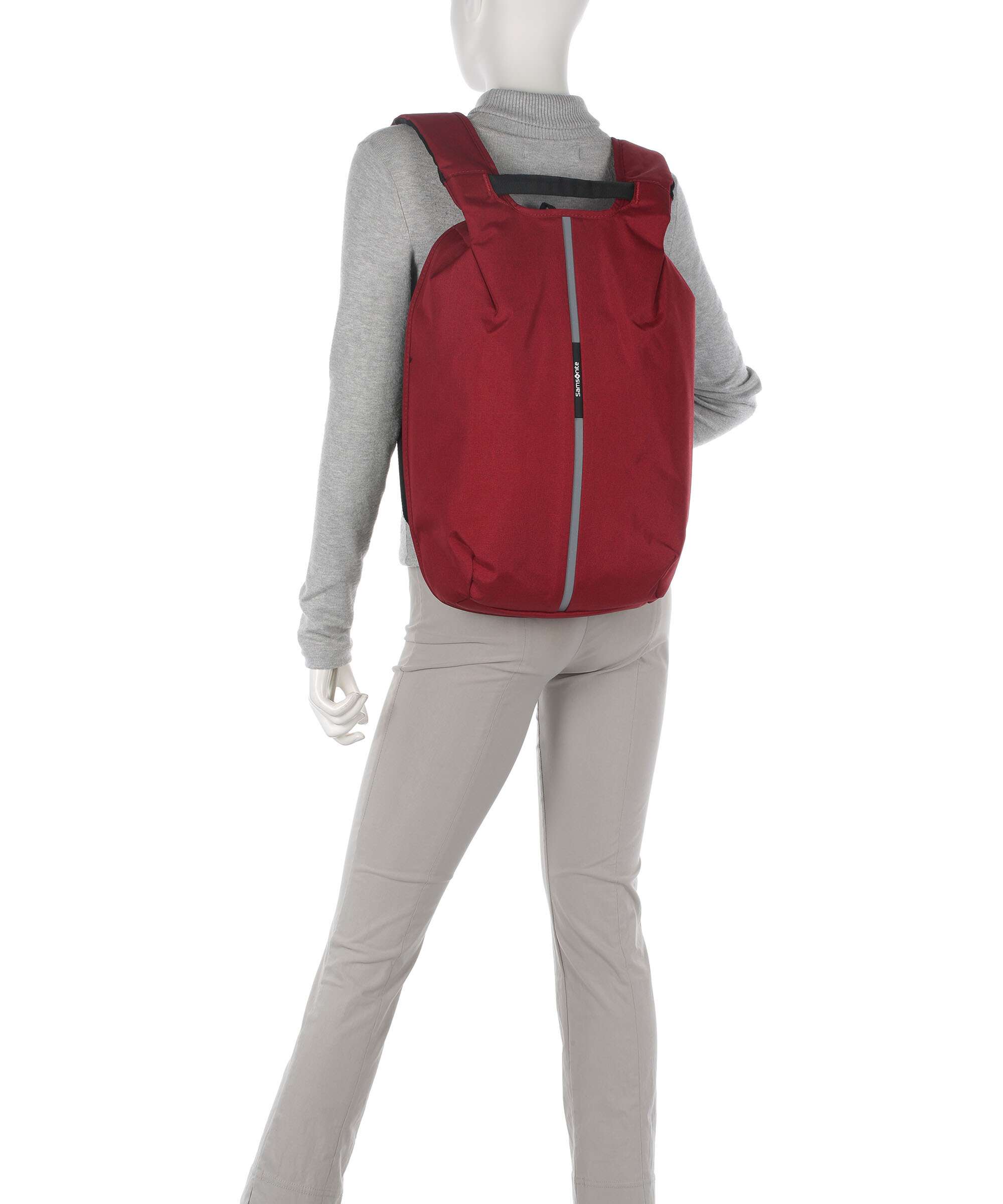 Samsonite Securipak Backpack garnet red