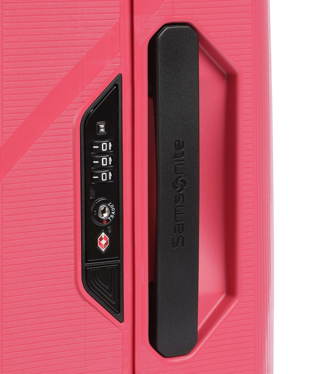 Samsonite Magnum Eco Spinner (4 wheels) geranium red