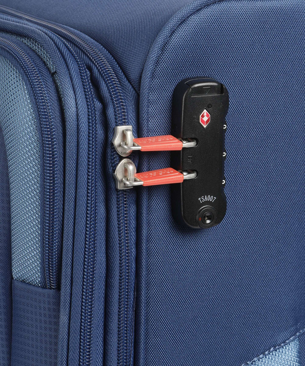 American Tourister Pulsonic Spinner (4 wheels) combat navy
