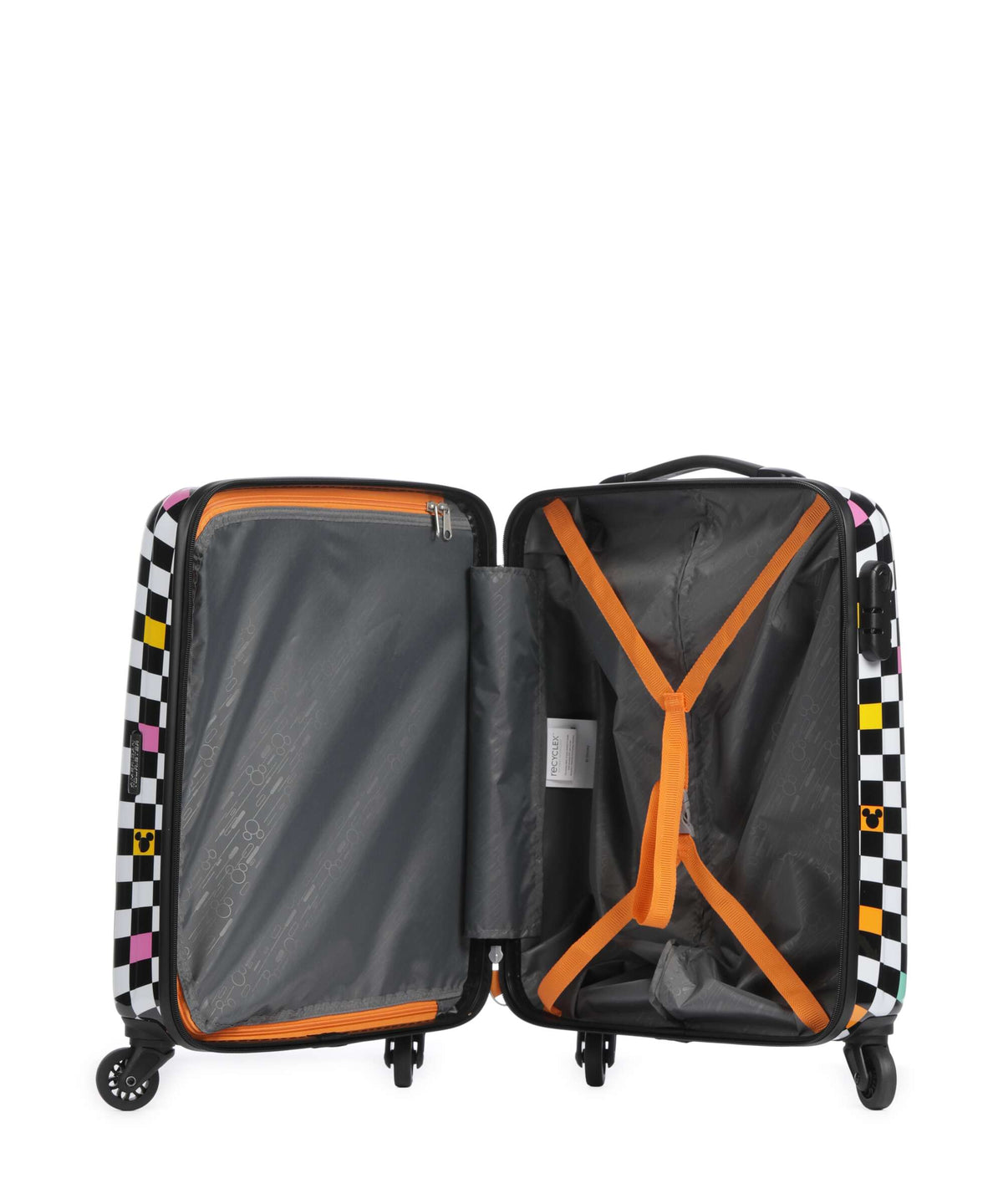 American Tourister Hypertwist Spinner (4 wheels) mickey check