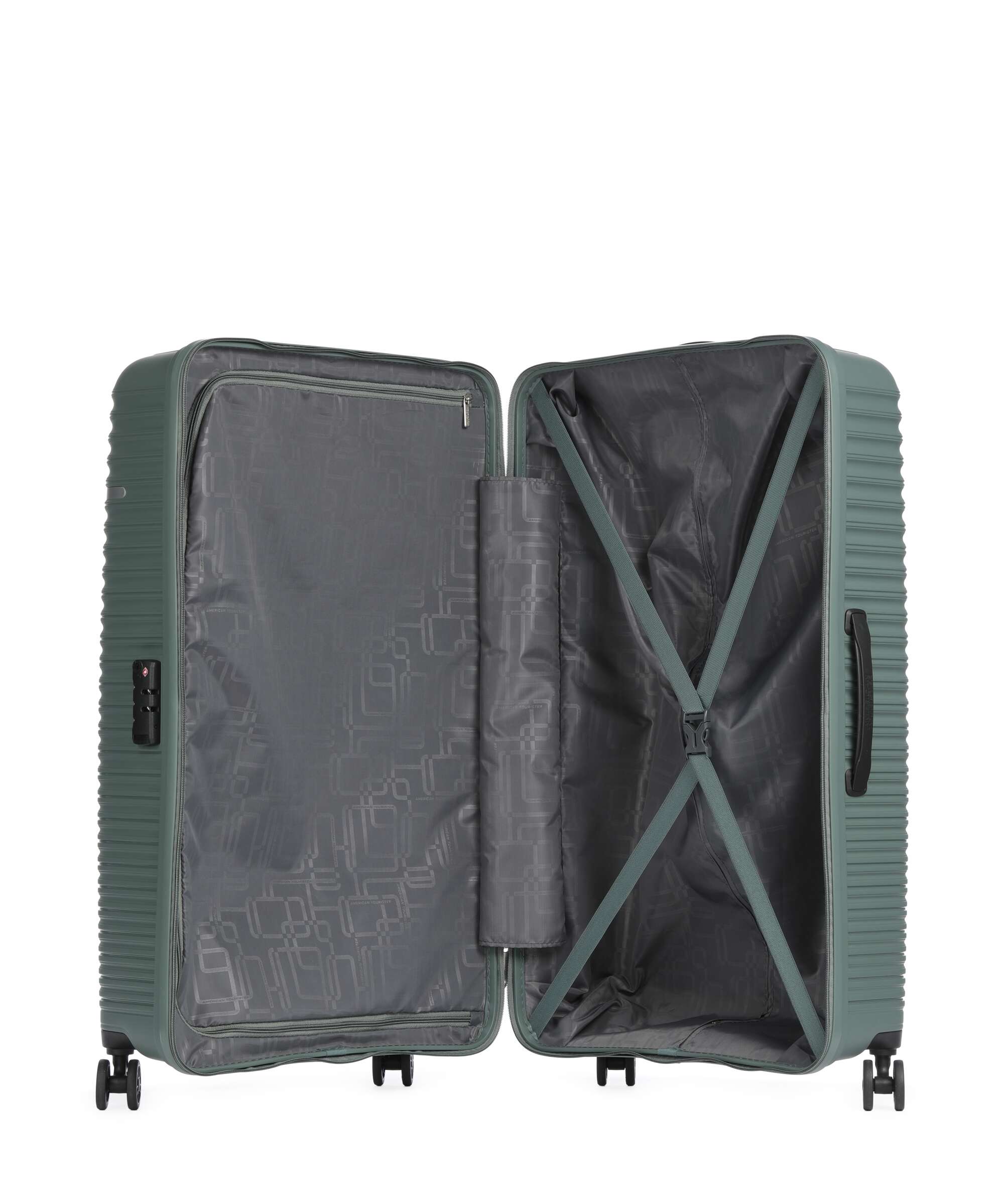 American Tourister Liftoff Spinner (4 wheels) dark olive