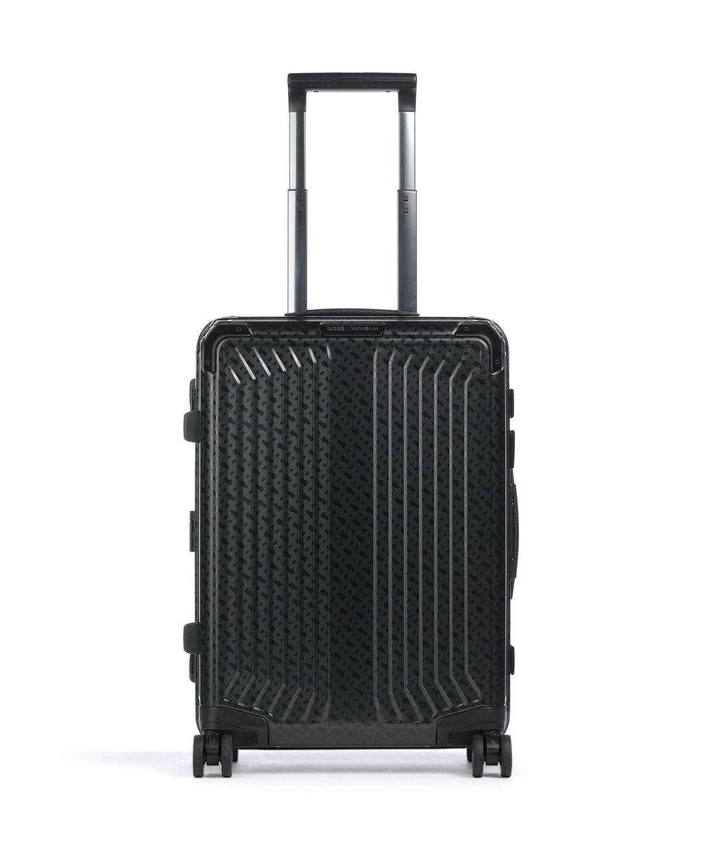 Samsonite Lite-Box Alu Boss Edition Spinner (4 wheels) graphite monogram