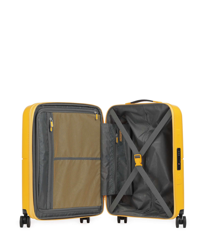 American Tourister Dashpop Spinner (4 wheels) golden yellow