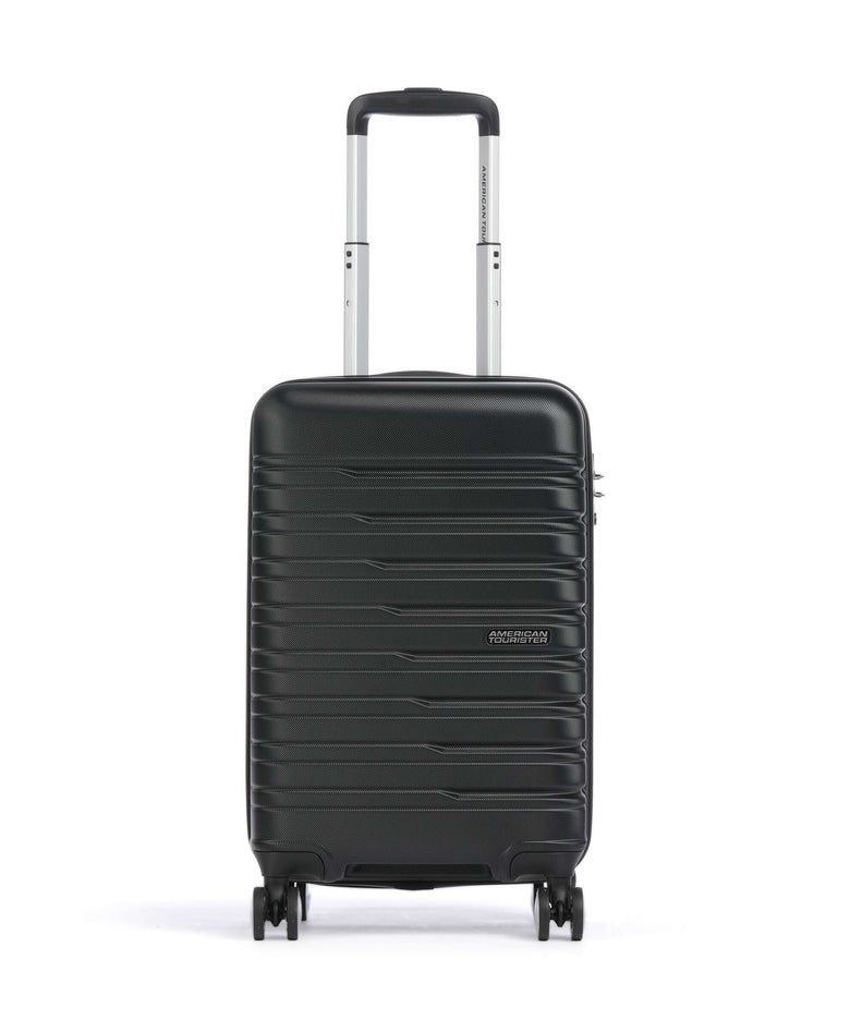 American Tourister Flashline Spinner (4 wheels) shadow black
