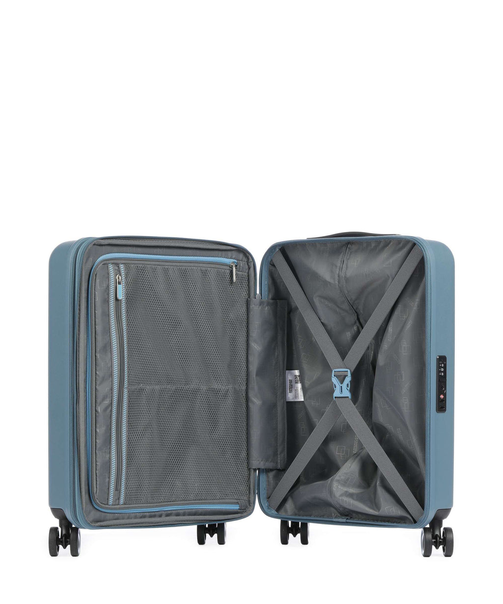 American Tourister Dynabelt Spinner (4 wheels) rainstorm blue