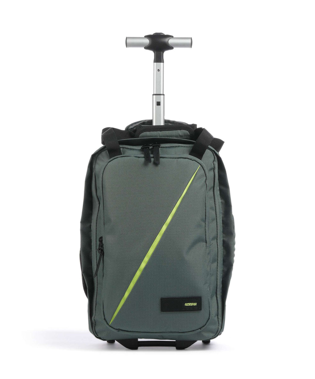 American Tourister Take2Cabin S Backpack with wheels dark forest