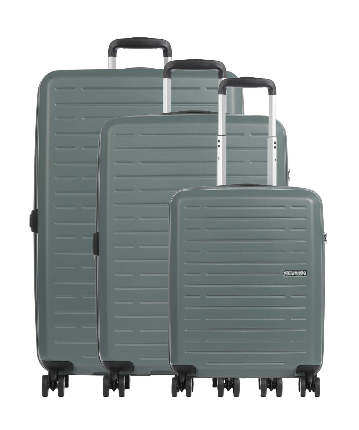 American Tourister Aerojoy Suitcase set (4 wheels) dark forest