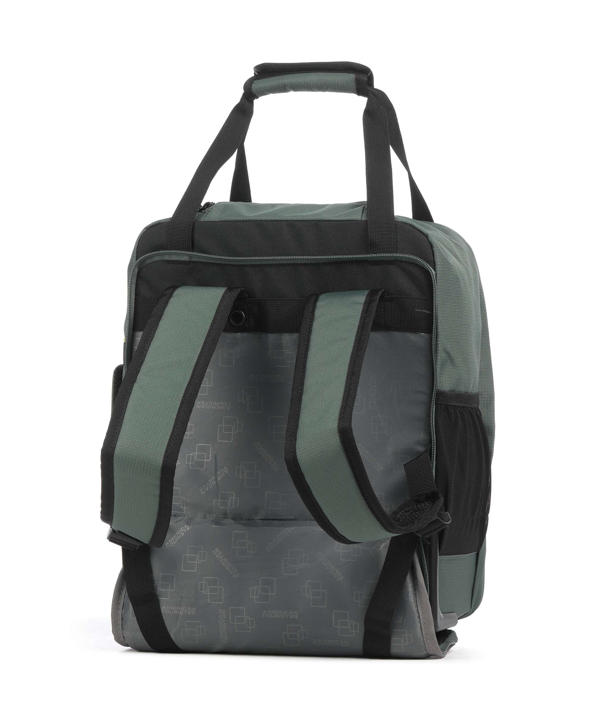 American Tourister Take2Cabin Backpack with wheels dark forest