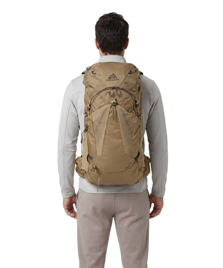 wanderrucksack mit stockhalterung Gregory Zulu 40 RC MD/LG Wanderrucksack recyceltes Ripstop-Polyester desert tan