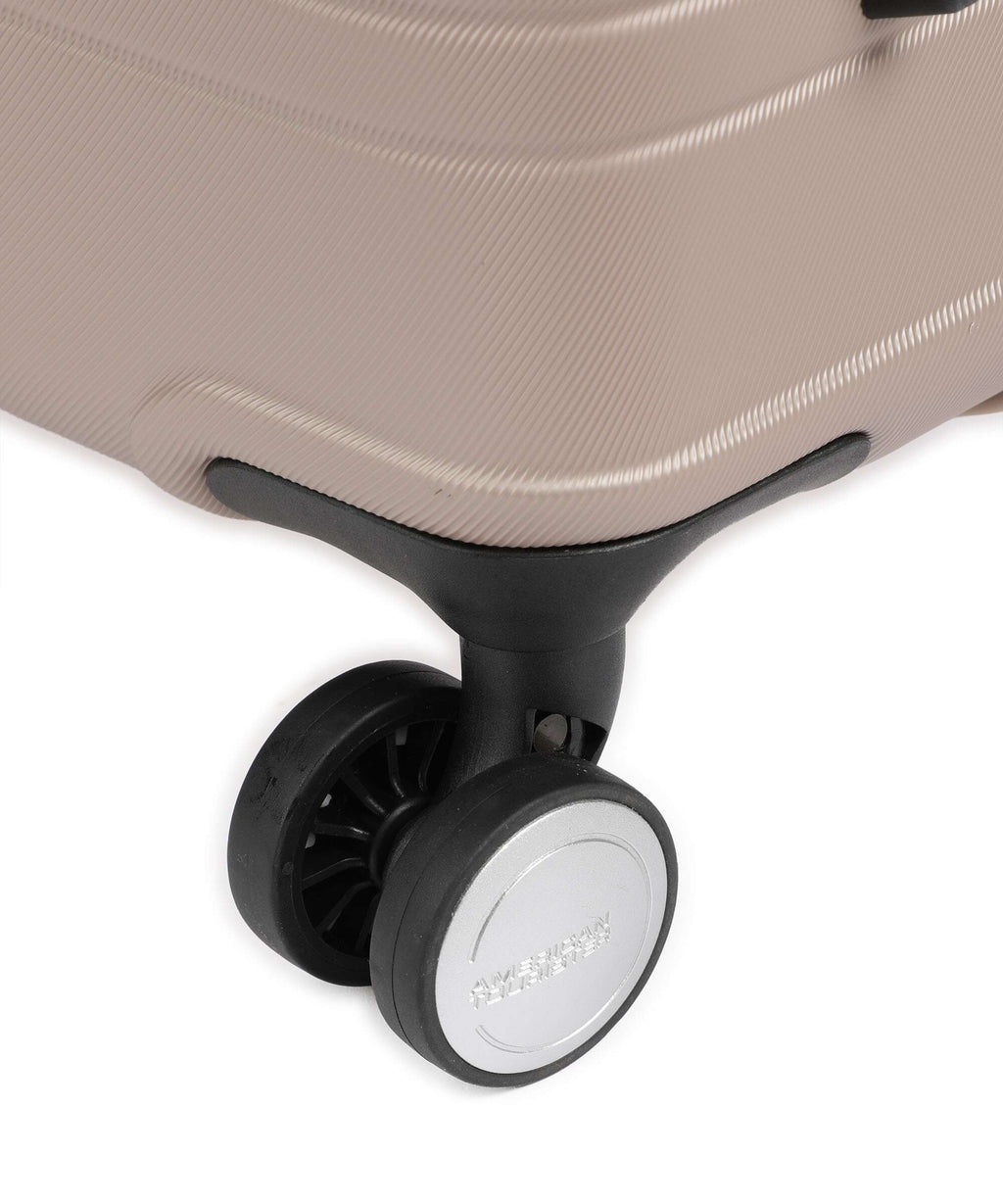 American Tourister Flashline Spinner 4 Wheels Ivory Gold 78 Cm american-tourister-flashline-spinner-4-wheels-ivory-gold-78-cm