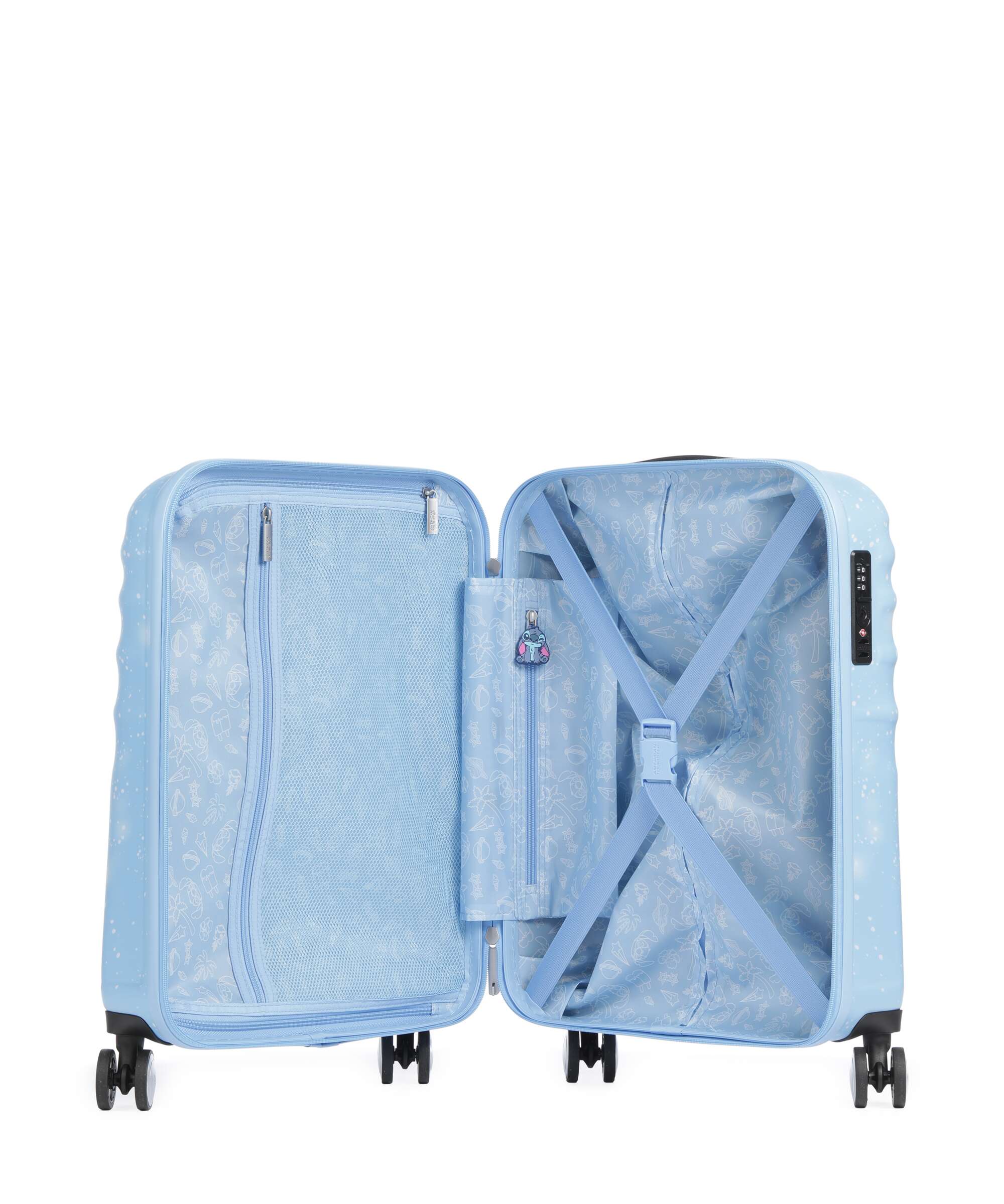 American Tourister Wavebreaker Disney Spinner (4 wheels) stitch universe