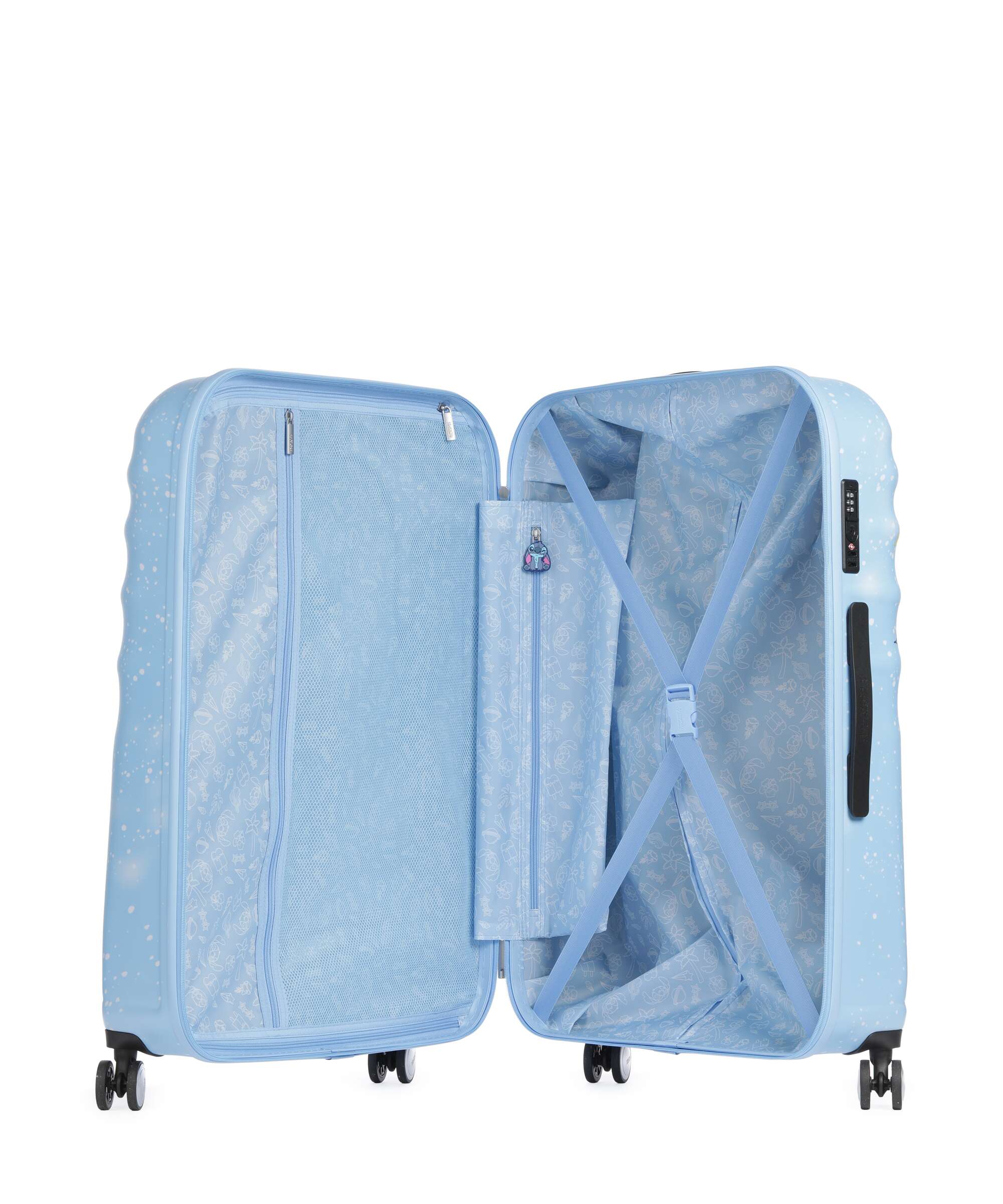 American Tourister Wavebreaker Disney Spinner (4 wheels) stitch universe