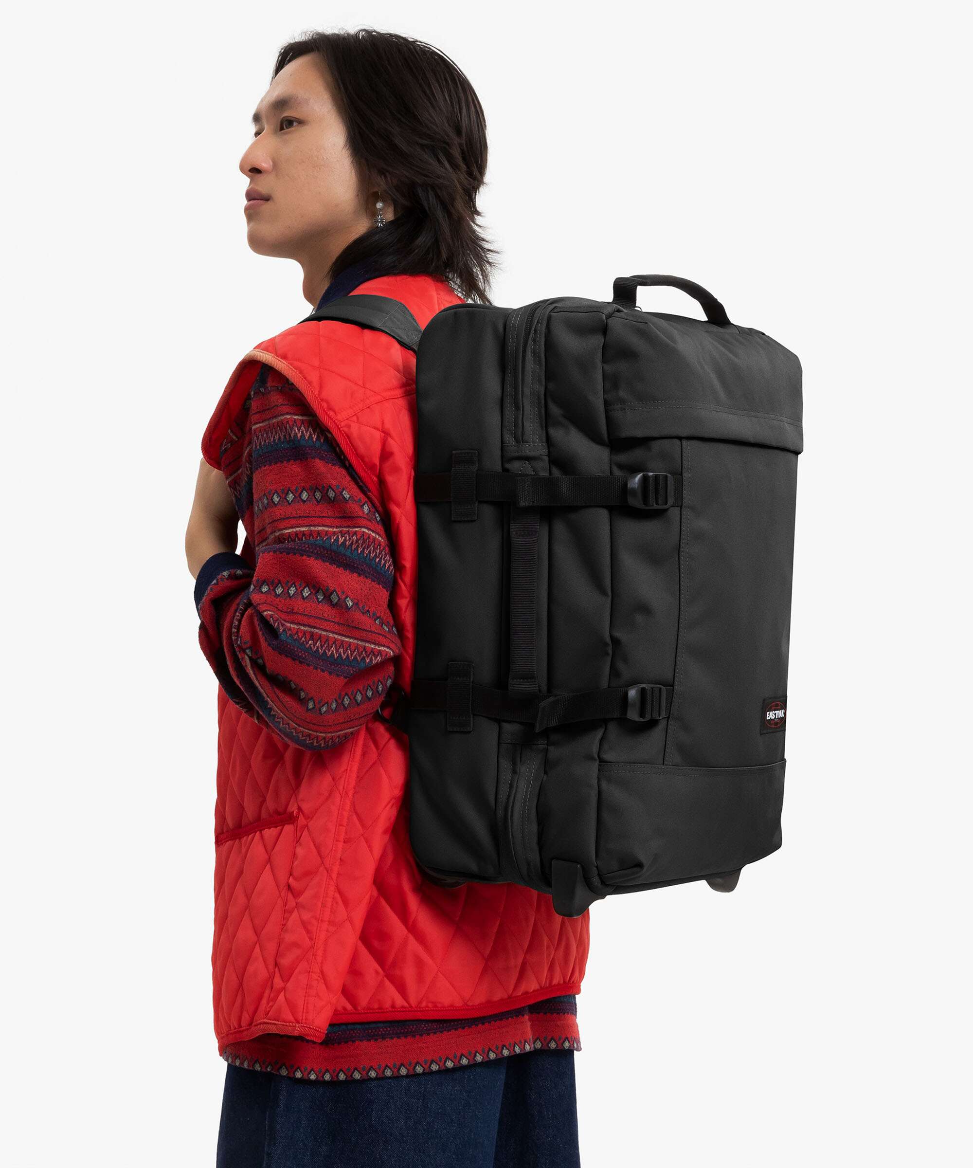 Eastpak Strapverz S Backpack with wheels black