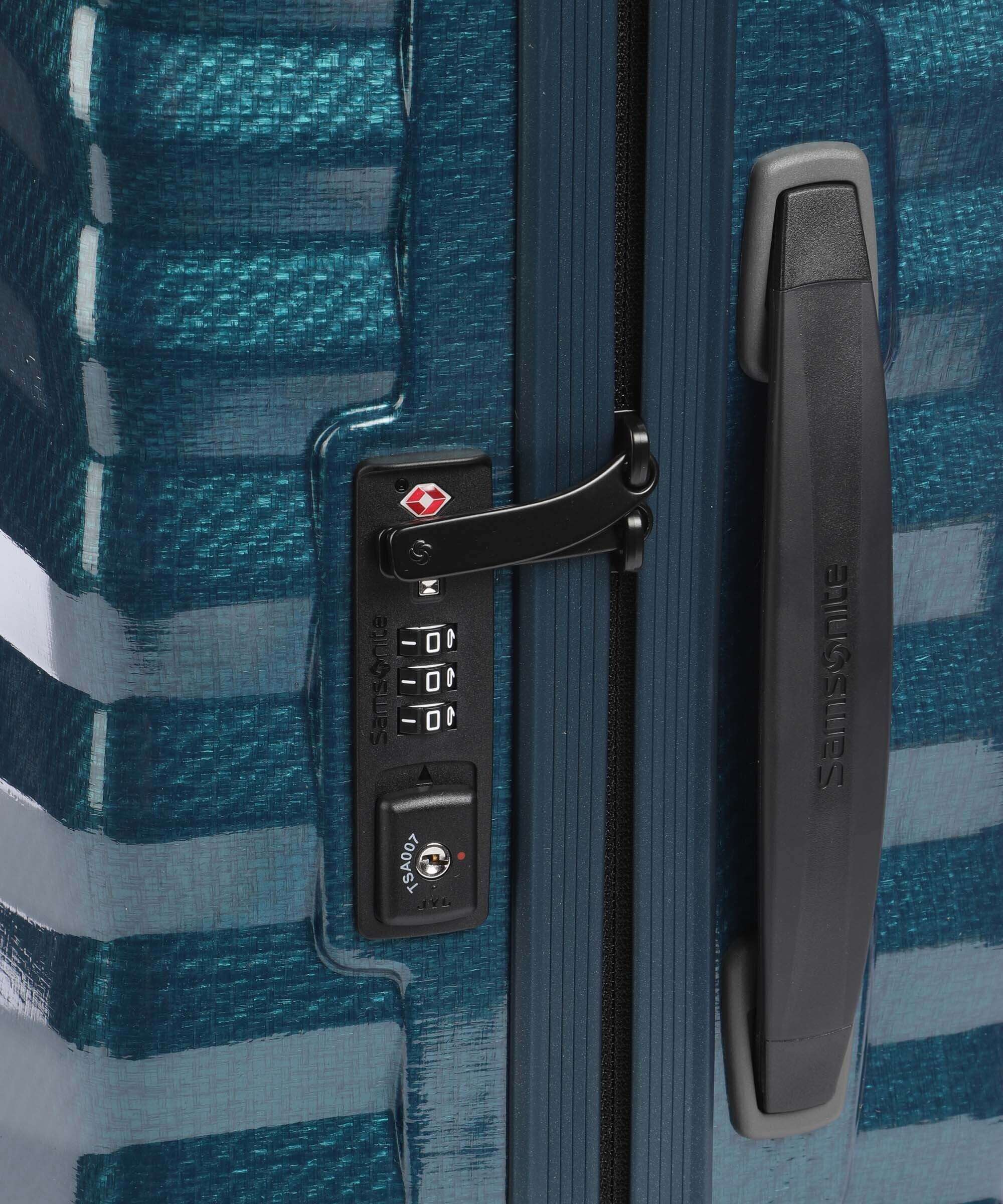 Samsonite Lite Shock Spinner (4 wheels) petrol blue