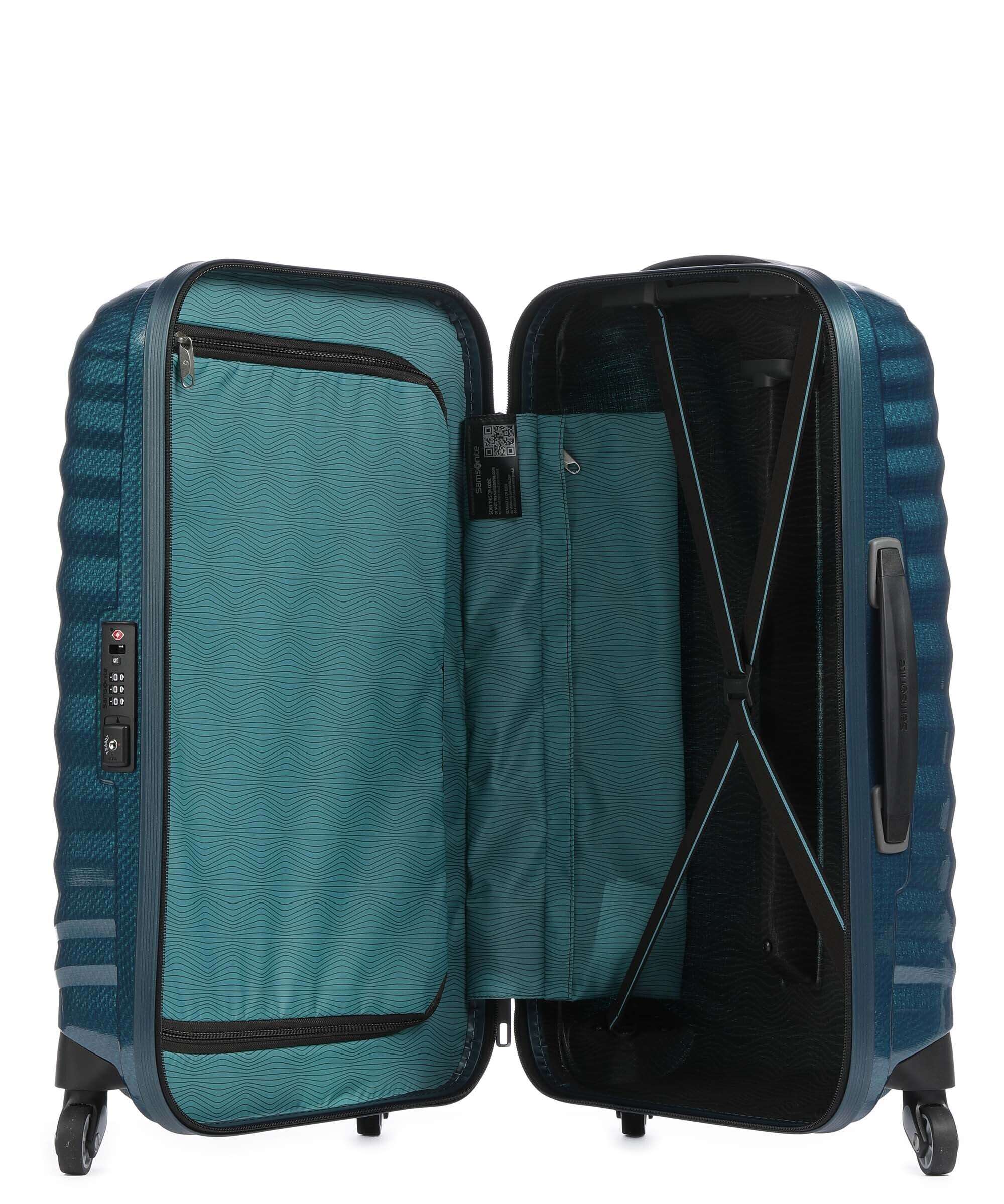Samsonite Lite Shock Spinner (4 wheels) petrol blue