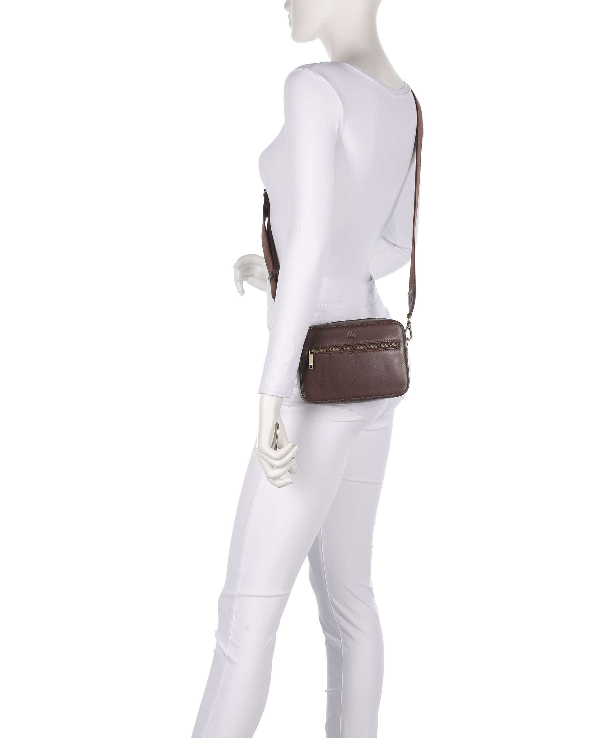 Markberg Elea Crossbody bag dark brown/gold