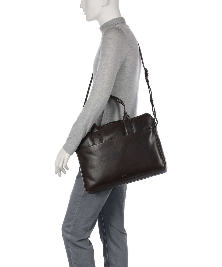 Markberg Grant Briefcase espresso brown
