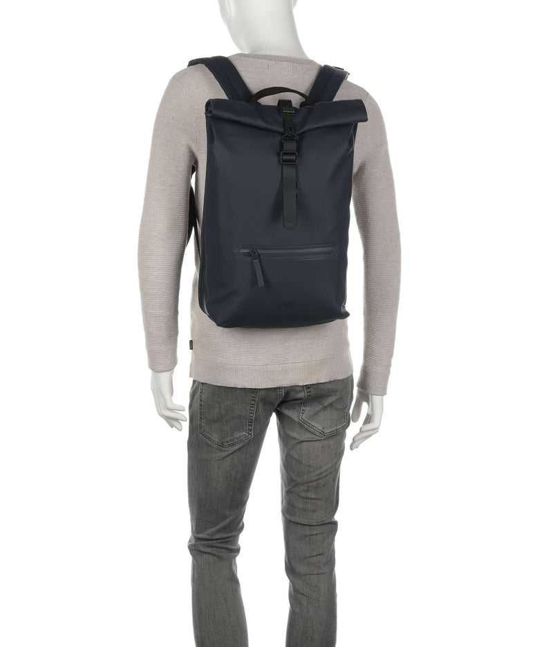 Rains Rolltop backpack navy