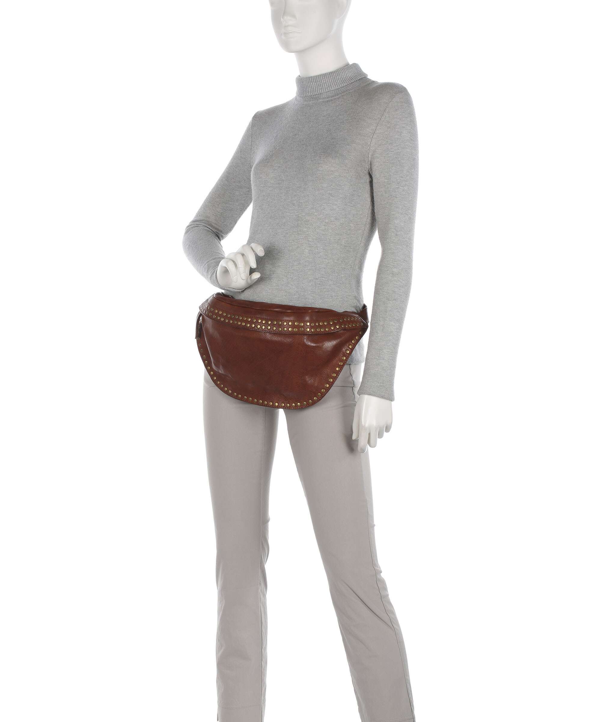 Depeche Rocking Rodeo Belt bag vintage cognac