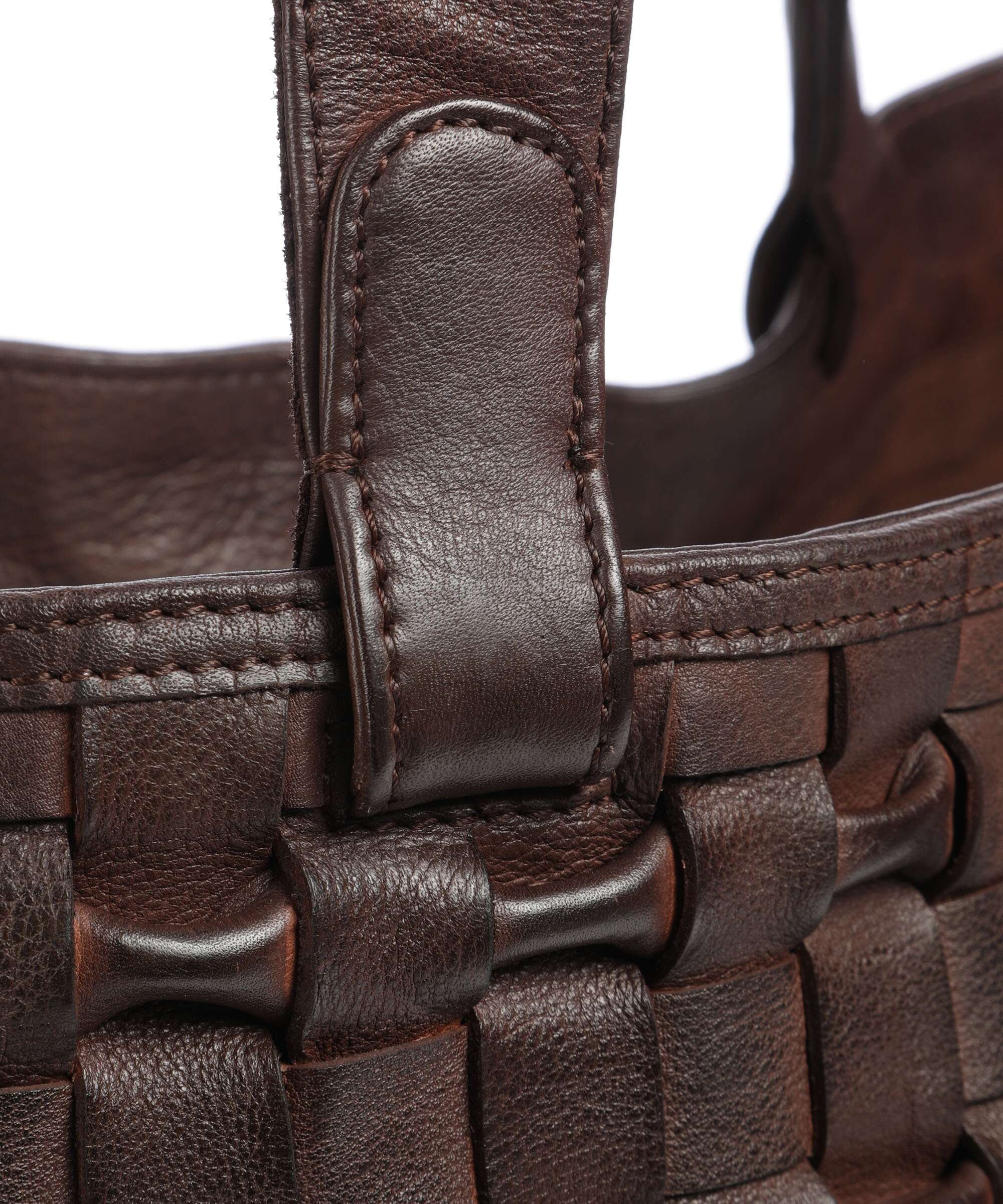 Depeche Modern Handcraft Tote bag choco brown
