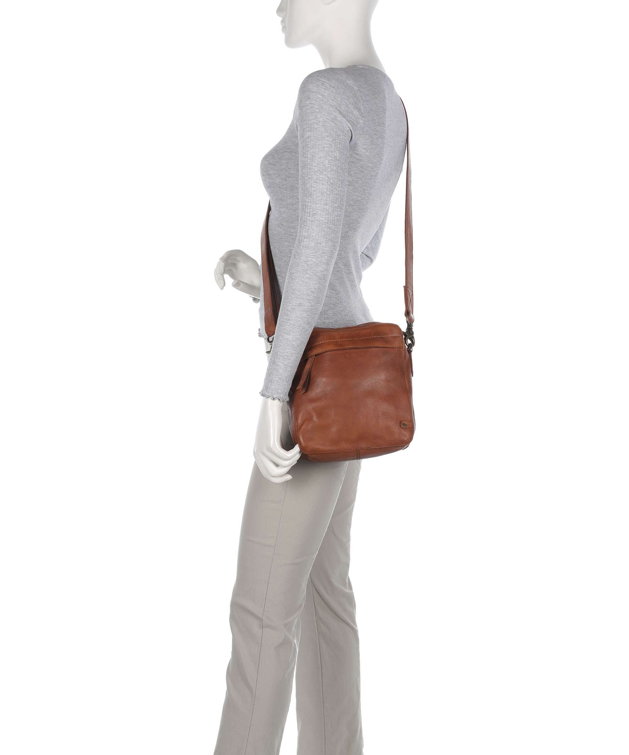 Depeche Vintage Wonders Crossbody bag vintage cognac
