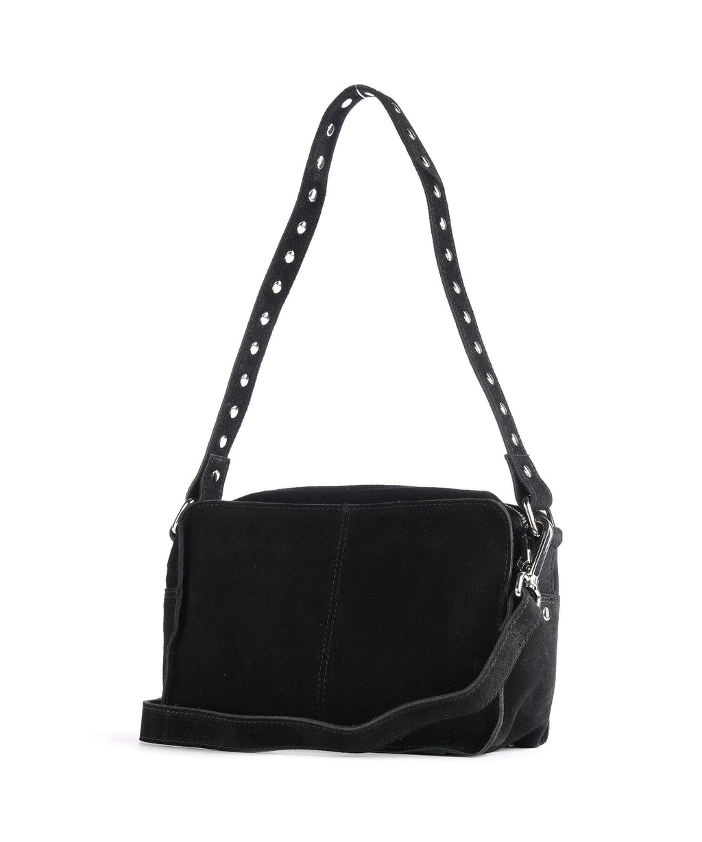 Núnoo Suede Ellie Shoulder bag black