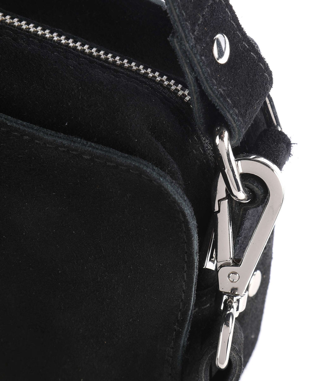 Núnoo Suede Ellie Shoulder bag black