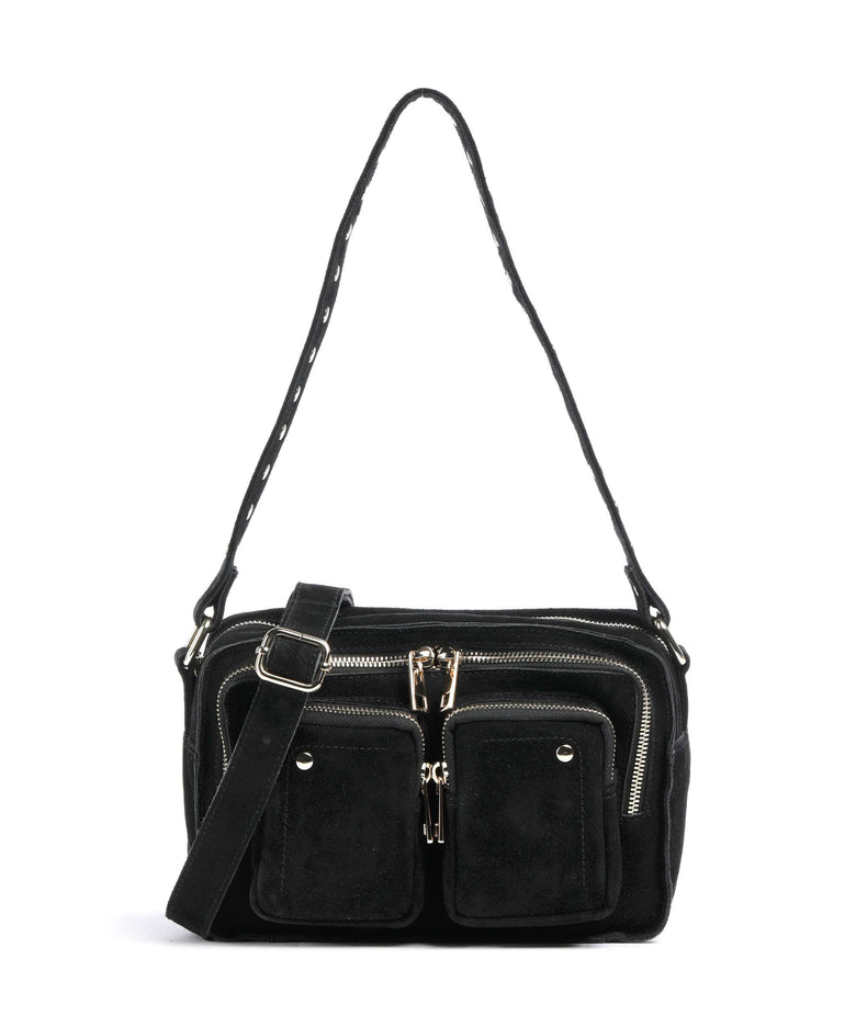 Núnoo Suede Ellie Shoulder bag black