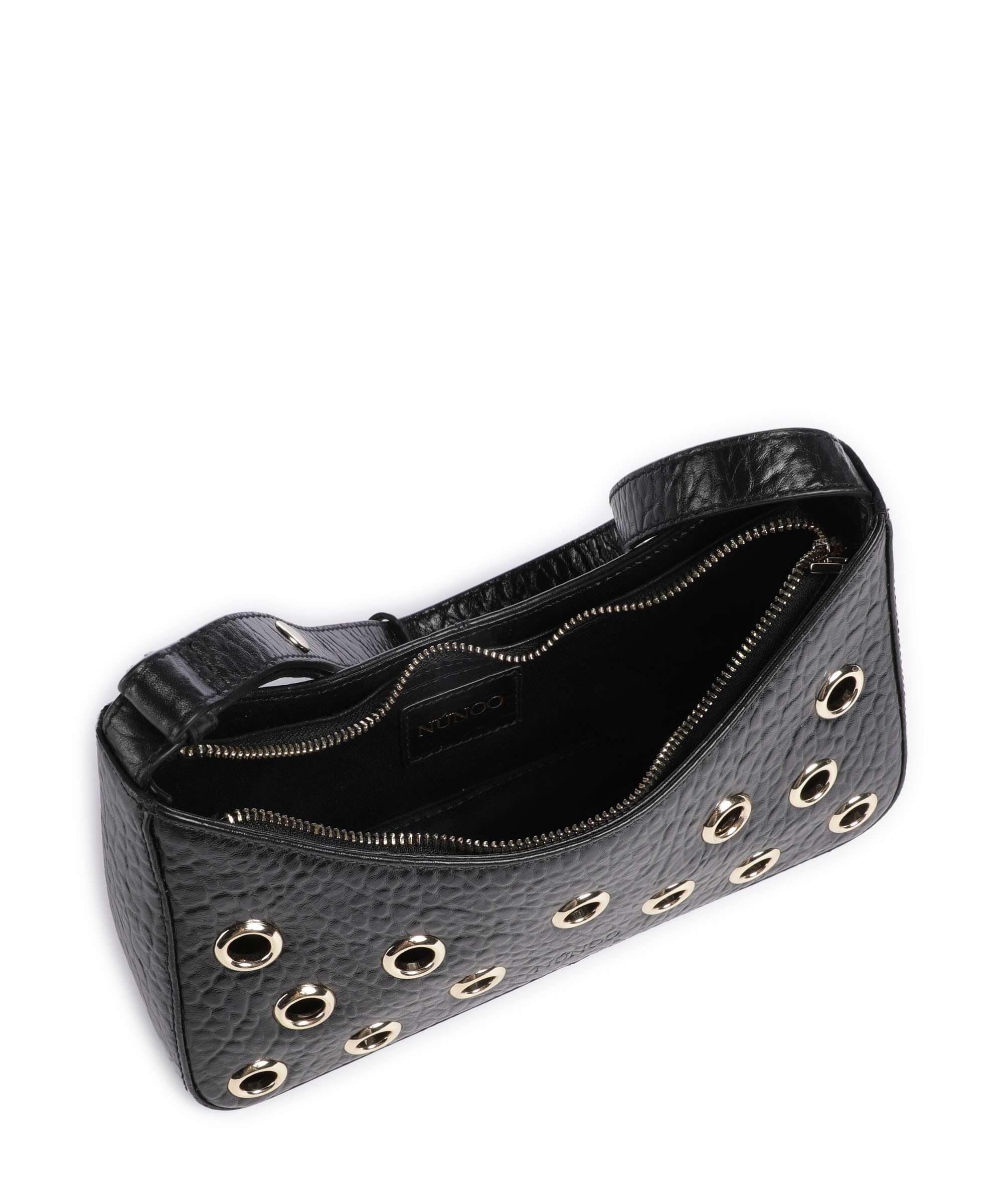 Núnoo New Zealand Apollo 2 Eyelet Shoulder bag black