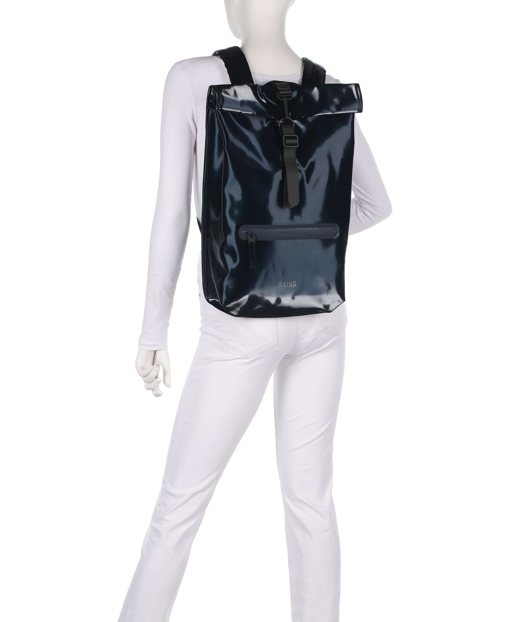 Rains Rolltop backpack spill