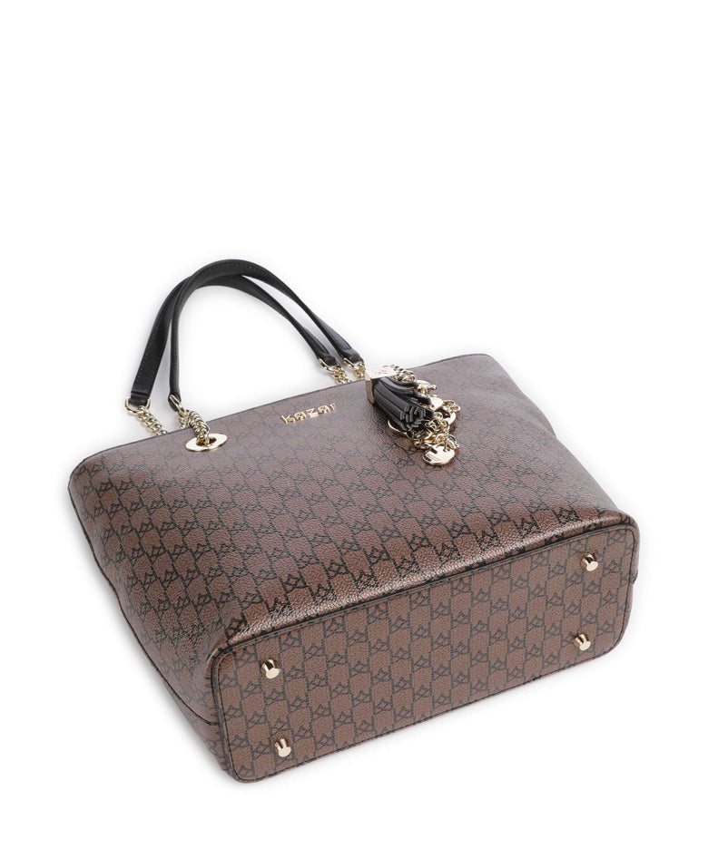 Kazar Jasmine Tote bag brown