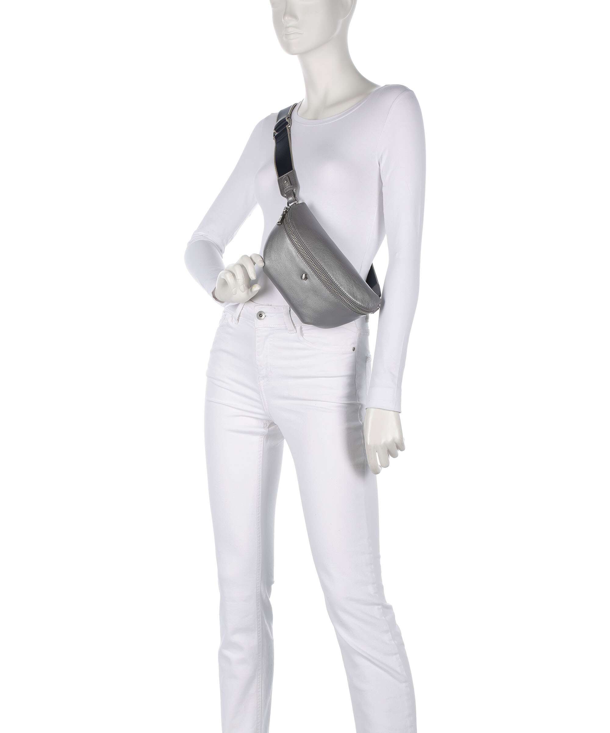 Jekyll & Hide Osaka Belt bag metallic silver