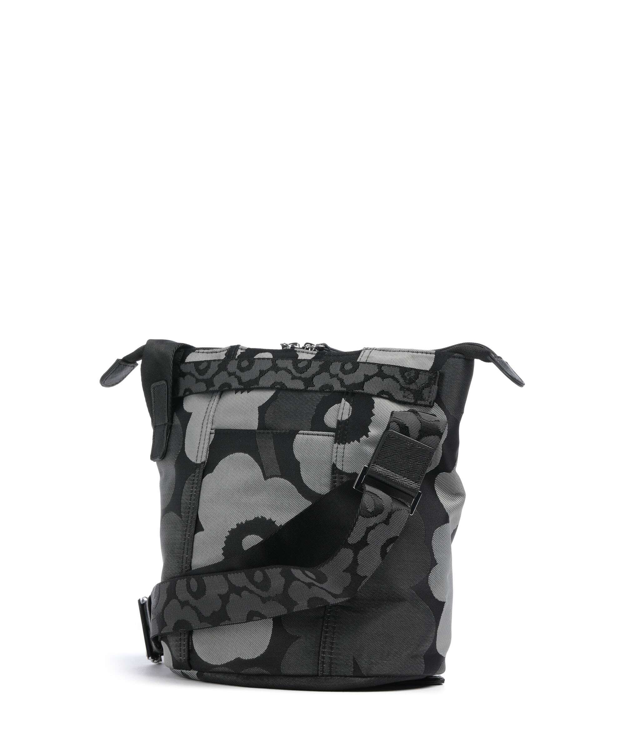 Marimekko Carry All Unikko Crossbody bag grey/dark grey/black