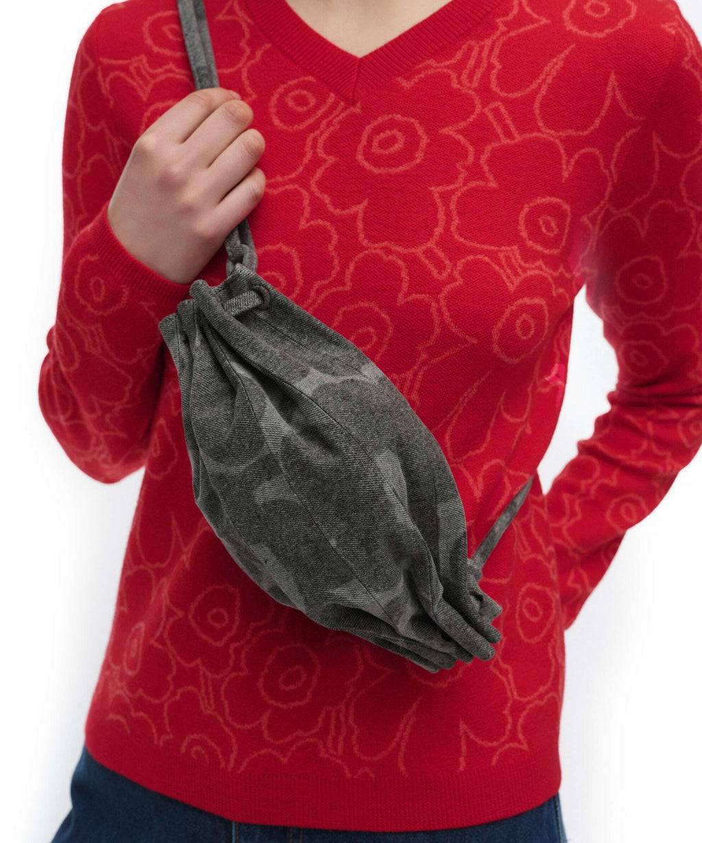 Marimekko Karla Denim Pikku Crossbody bag light grey