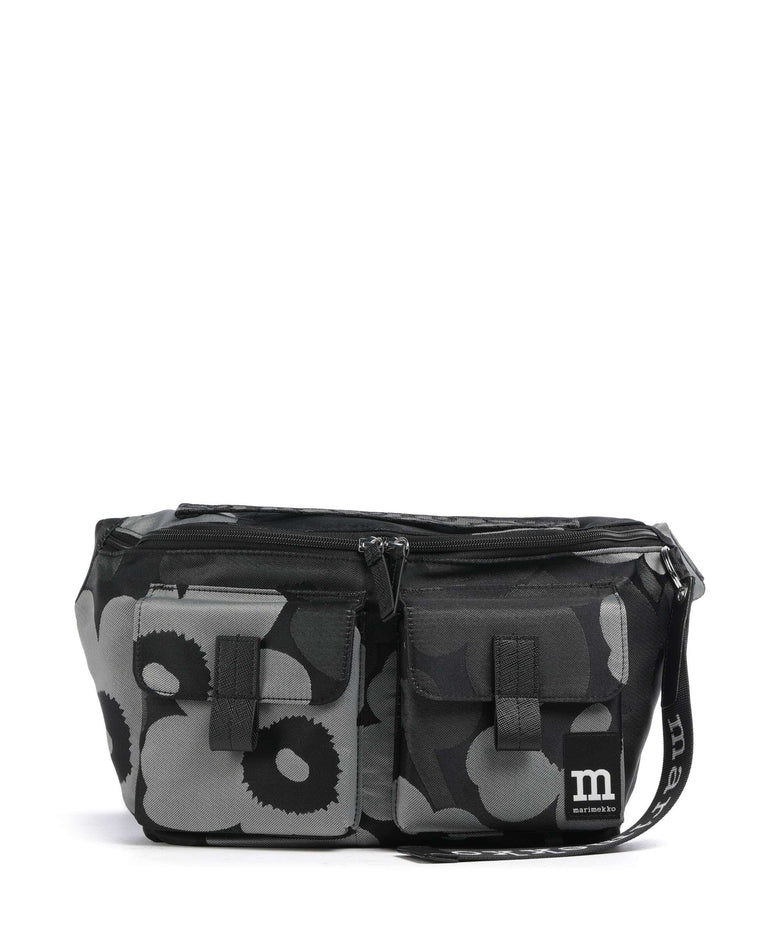 Marimekko Unikko M Crossbody bag grey/dark grey/black
