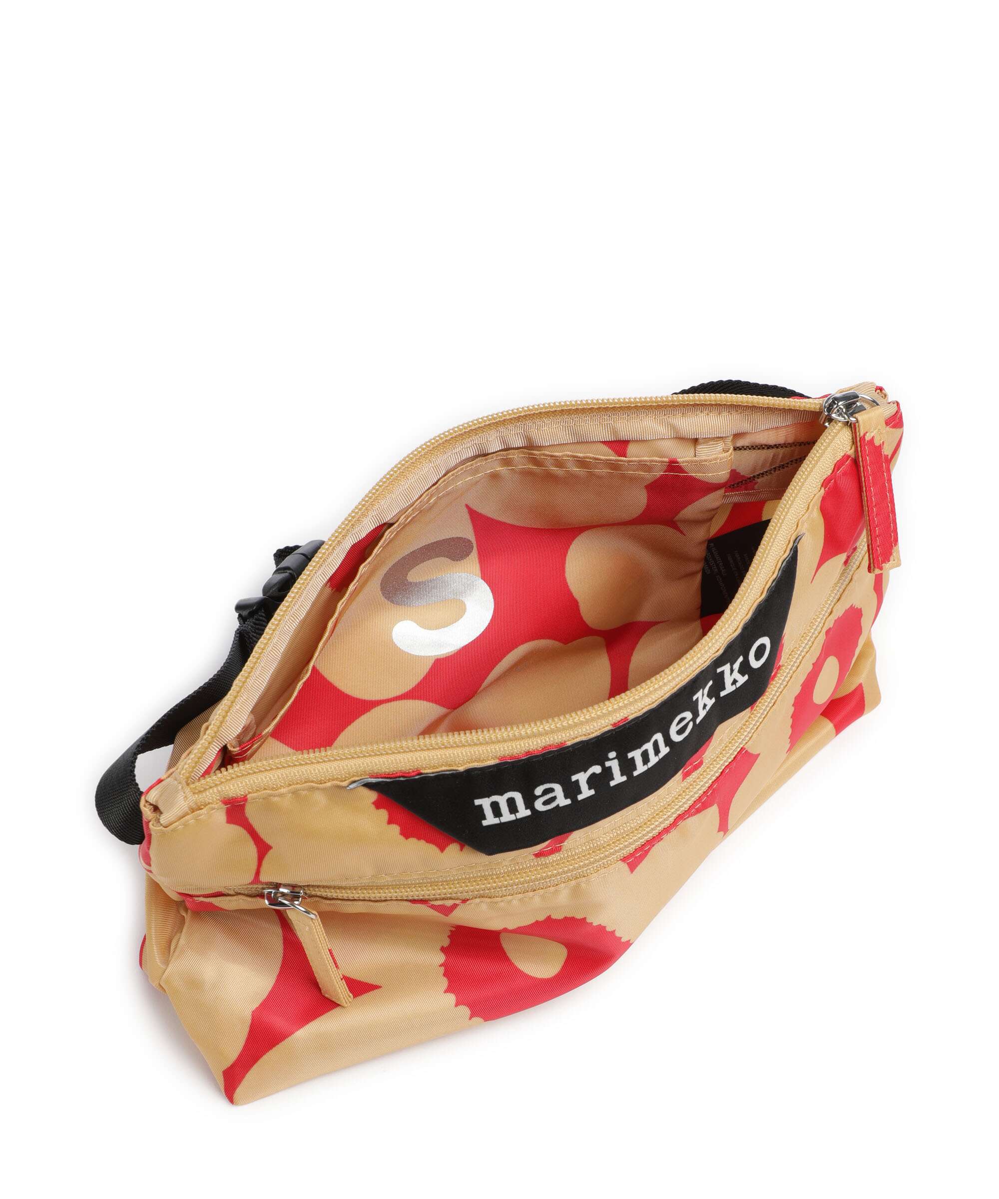 Marimekko Neat Unikko S Crossbody bag light brown/red