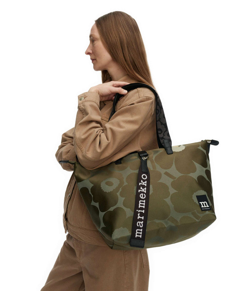 Marimekko All Day Unikko Tote bag green/light green