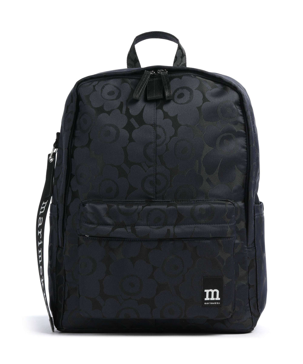 Marimekko Zip Top Unikko Backpack blue/dark blue