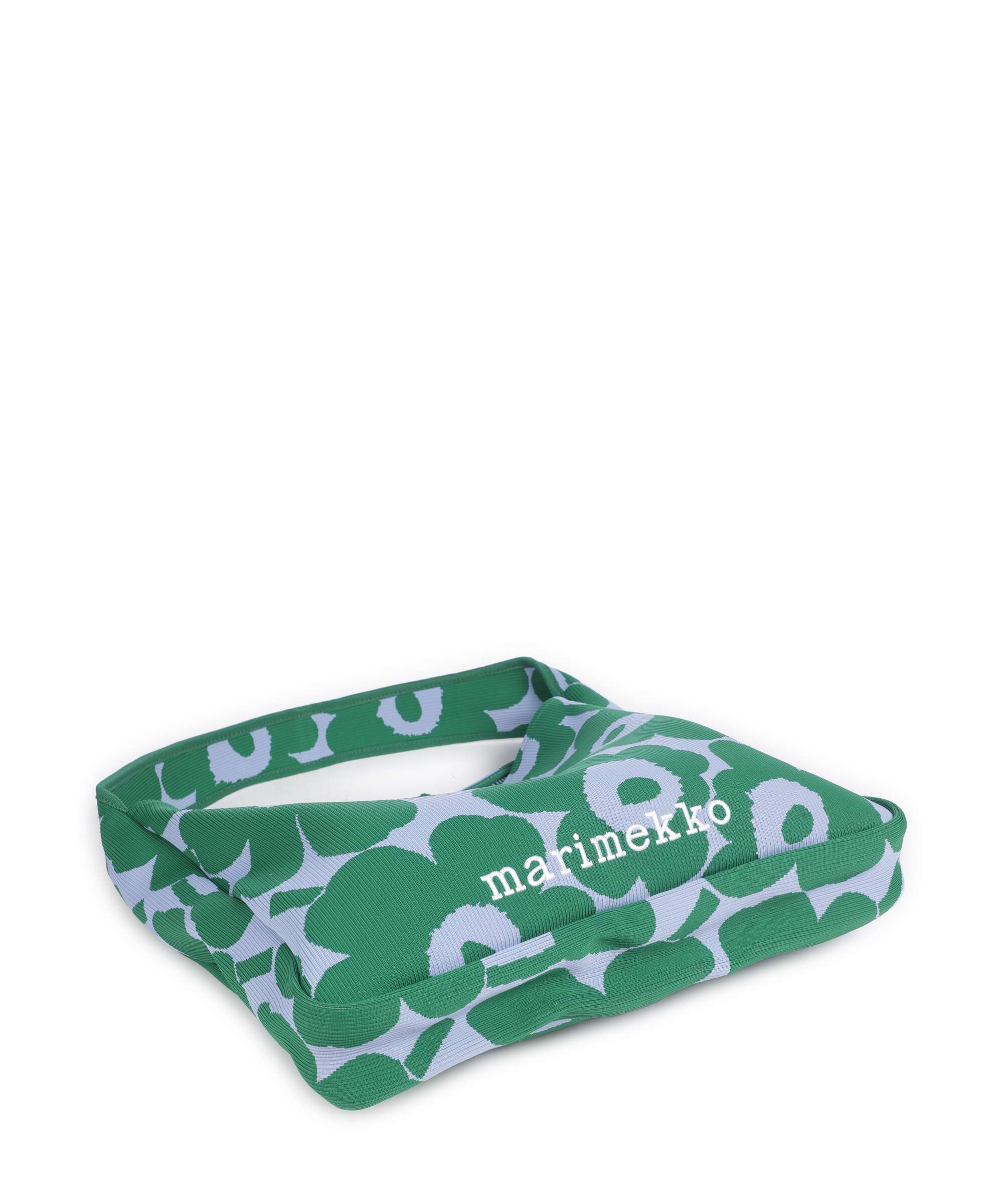 Marimekko Knitted Unikko Hobo bag dark green/blue