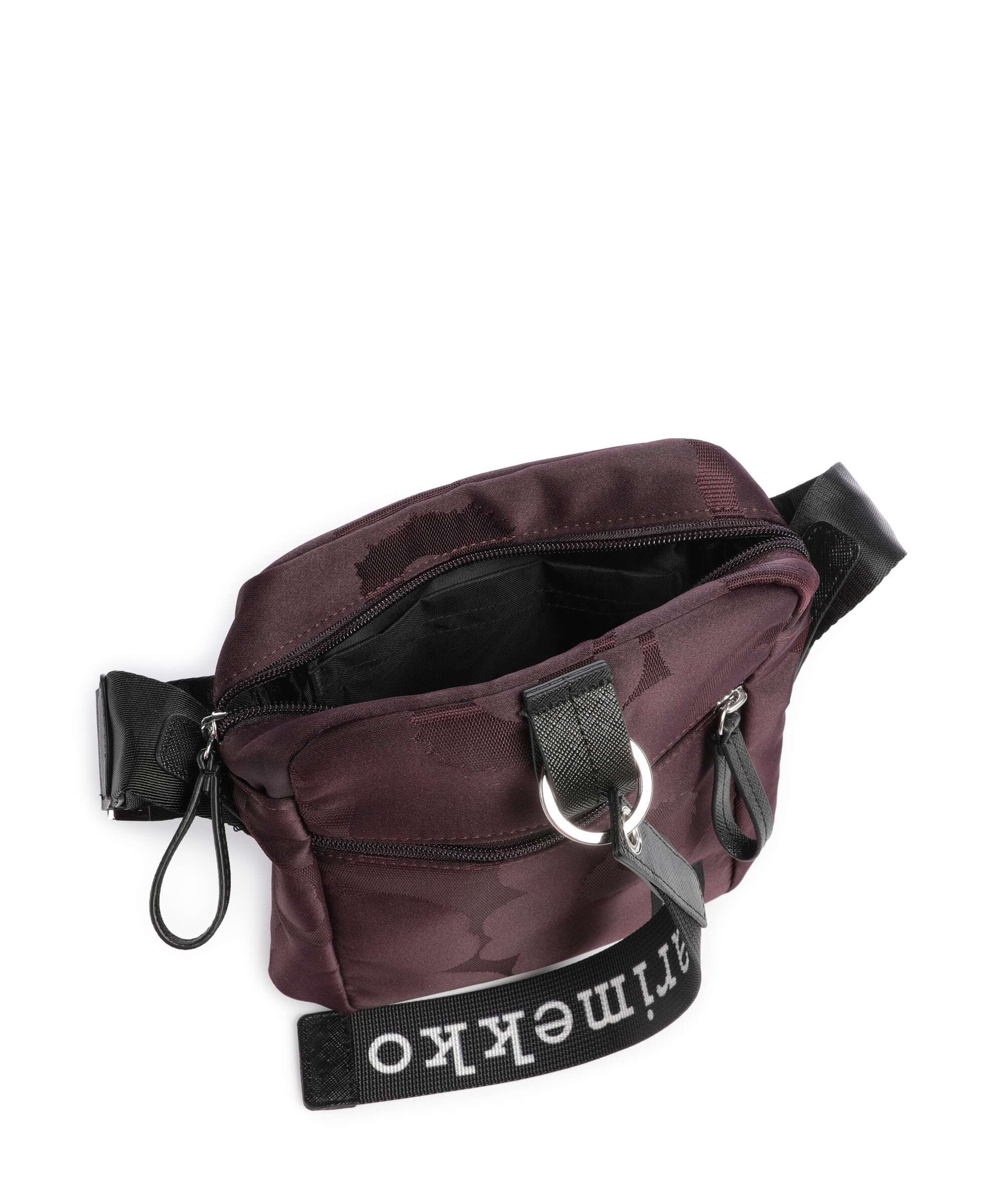 Marimekko Wear All Day Unikko Crossbody bag wine red/dark wine