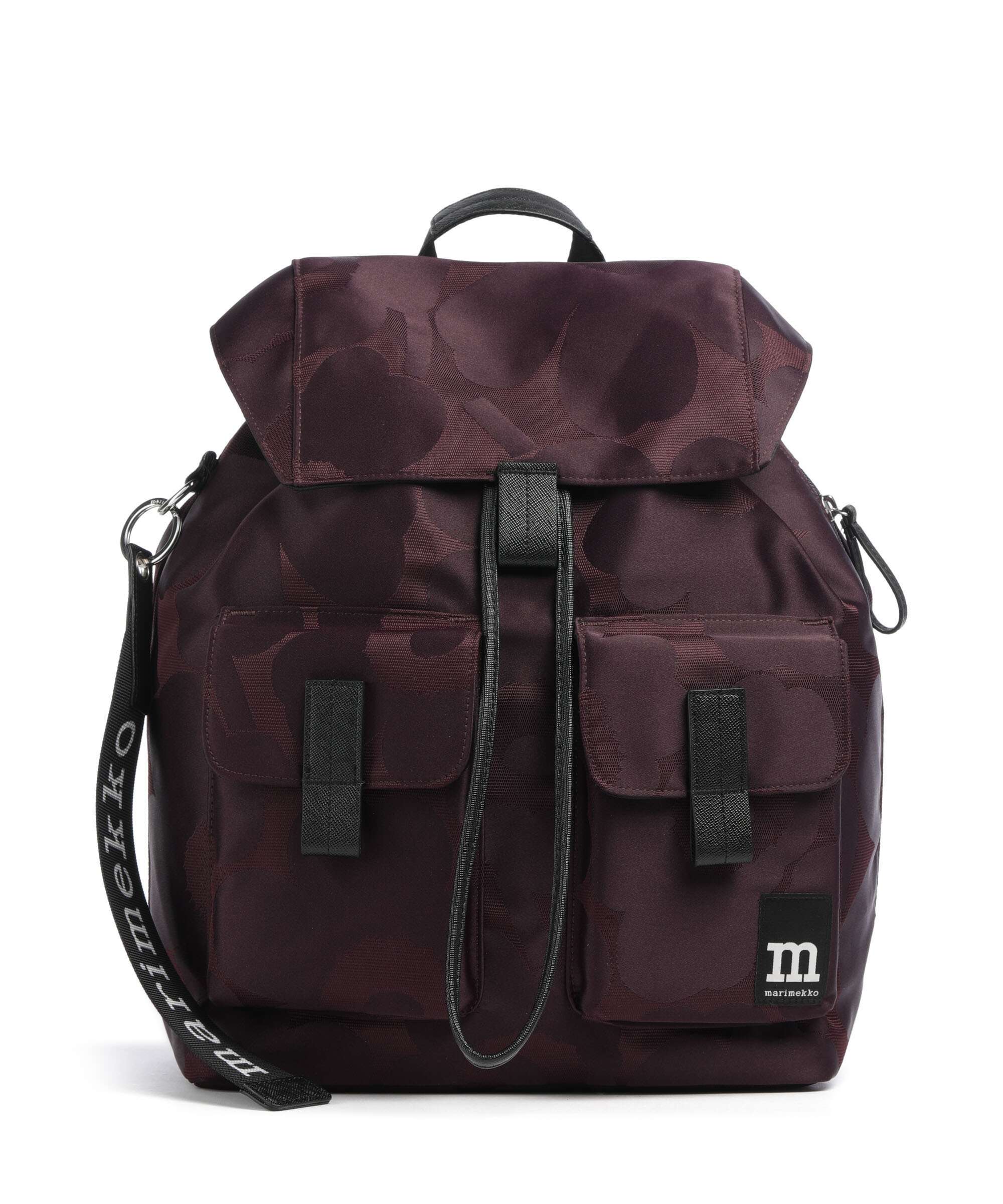 Marimekko Wear All Day L Unikko Backpack wine red/dark wine
